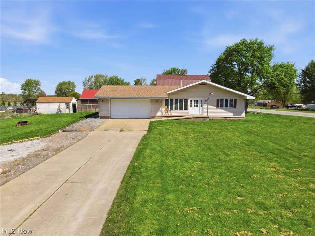 Sprawling Ranch on 1.35 Acres – Well Maintained with Extensive Updates
Welcome to this spacious and well-maintained 3-bedroom, 2 full bath ranch offering 2,136 square feet of comfortable living space on 1.35 acres. With thoughtful updates and room to spread out, this property combines functionality, convenience, and country charm.
The home features a large two-car attached garage with plenty of storage space and a layout designed for easy everyday living. The primary bedroom includes its own private bath complete with a large walk-in shower.
Recent improvements provide peace of mind and move-in readiness. In 2022, the home received all new appliances (washer, dryer, oven/range, microwave, refrigerator, and dishwasher), a new furnace with ductwork professionally cleaned, new toilets and sinks, a new hot water tank, new carpet and drop ceiling in the living room, all new ceiling fans, and fresh interior paint. The septic system was also pumped and inspected.
In 2024, the metal roof installed on second story and lower sections was inspected and did not need replaced, and the chimney was regrouted and resealed.
In 2025, the enclosed front porch received new flooring, the well was inspected with a new pressure tank installed, and a new water softener head unit was added.
Outside, enjoy the raised vegetable garden, partially fenced yard, and chicken coop — ideal for those seeking space and flexibility. The 1.35-acre lot offers room to relax, garden, or entertain.
Conveniently located with easy access to Route 11 and Route 90, commuting to work or nearby amenities is simple and efficient.
This well-cared-for ranch offers space, updates, and accessibility — ready for its next owner to call home.