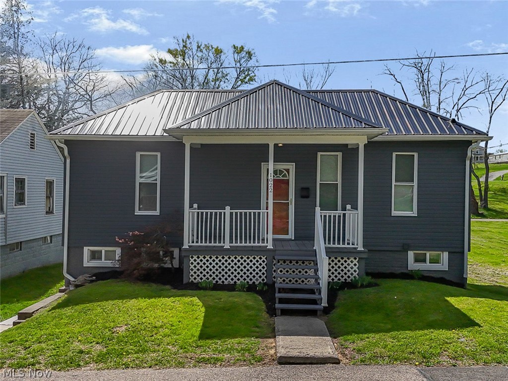 Turnkey opportunity in Zanesville, fully renovated and ready for immediate occupancy or rental income. This 2-bedroom, 1.5-bath home offers 1,008 sq ft with an open main-level layout, featuring a large kitchen that flows seamlessly into a spacious living area. 1 bedroom on the main floor. New appliances, windows, and a roof less than 5 years old add to the appeal. The finished basement provides an additional bedroom and valuable extra living space that can function as a third bedroom, complete with a full bath and laundry hookups. Outside, enjoy an inviting front porch and a well-kept backyard with access to the alley behind and a shed, all conveniently located near Merrick Park. Clean, updated homes like this are hard to find! Selling as is.