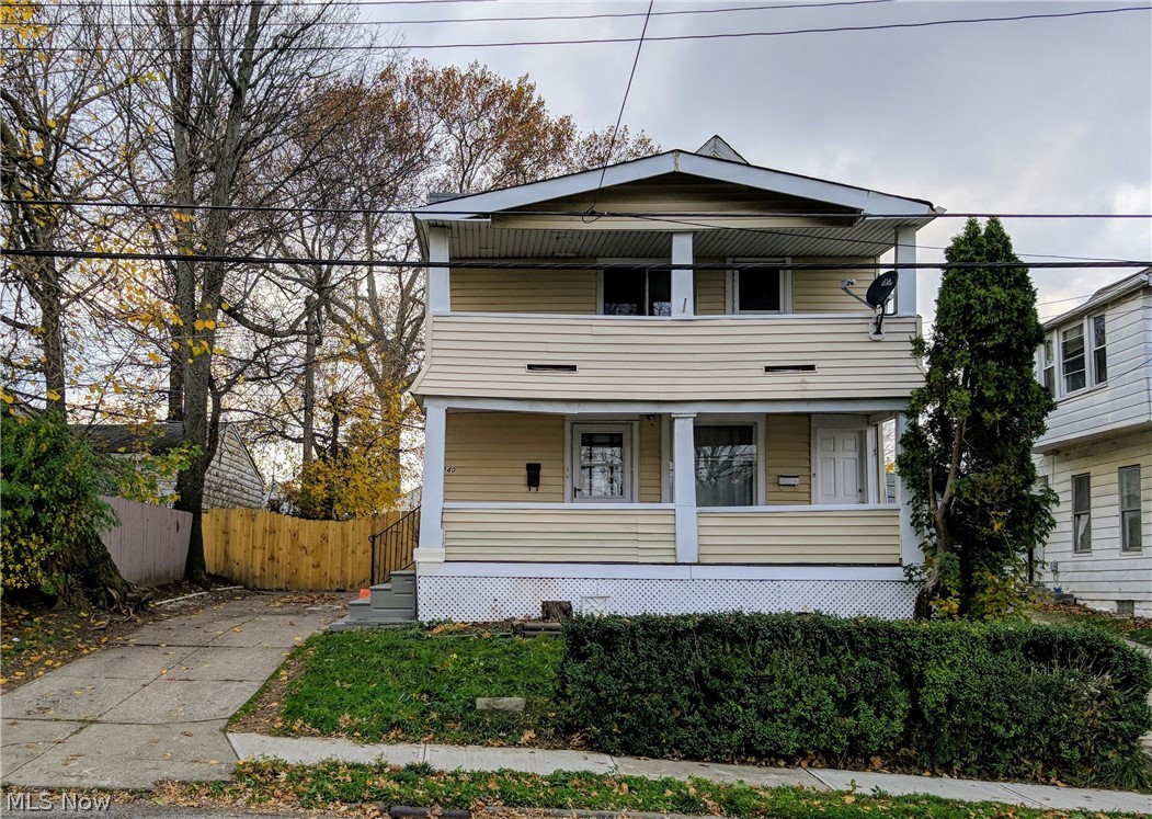 An excellent investment in West Park location with easy, quick access to I=90 & I-71. Just around the corner from park, playground, and shopping. Both units of this duplex are remodeled, ready to move in. Both units have installed a new laminate floor and new carpet (2020). Each unit is equipped with a stove, refrigerator, and a washer. Beautiful front and rear balconies. Large backyard with outdoor storage shed and picnic table available.