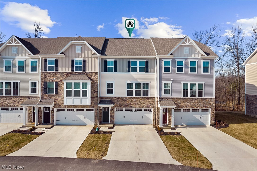 Rare opportunity to own an almost 1 year young, newly built townhome in the sought after Ryan built community of Concord Village!  This beautiful three level townhome features an open floor plan concept w/the living, dinette and kitchen on the second floor along w/convenient 1/2 bath.  All neutral decor throughout!  Let's talk about my favorite part of this beauty, the KITCHEN!  It's spacious with bright, white shaker style cabinets, stainless steel appliances, luxury vinyl flooring and a large island that provides extra storage and seating!  The dinette area can comfortably seat 6-8 and the kitchen has a 4-foot extension which provides space for a nice pantry.  The first floor has garage and backyard access along w/a finished family room perfect for entertaining! Upstairs you'll find the owners' suite w/walk in closet and en-suite bath w/double vanity.  Two other nice size bedrooms, a full bath and laundry complete the third floor.  Two car attached garage!  Enjoy maintenance free liv