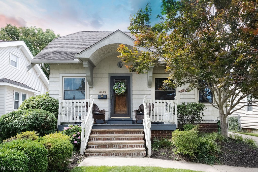 Welcome home to this charming 4 bed, 1 bath Cape Cod home in the center of Parma! Enjoy the view from the beautiful front porch, which leads into the large living space & bonus area! Visualize gatherings in the formal dining room, with built in storage cabinets and room for all! Two bedrooms and full bath are located on the first level for your convenience. The second floor boasts two additional bedrooms.  Updates include: washer/dryer (2021), windows (2021), furnace & AC (2020), refurbished living & dining floors (2020). Nothing left to do but move in! Schedule your private showing today!