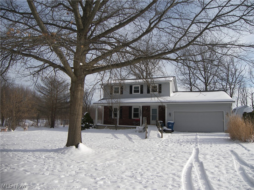 Situated on a quiet dead end street this 3 bedroom 1.5 baths has a lot to offer. Large extended lot is .62 acre with super sized side lot to put your future pole barn maybe! Front covered porch, fenced in lot, and enclosed sun porch plus  a  shed make the outside living a plus. Formal Living Room and dining Room feature hardwood floors, Family room with corner fireplace. Upstairs are 2 nice size bedrooms plus a Master with 2 closets. Roof 2019, windows 2015. Needs some TLC but well worth it!!
