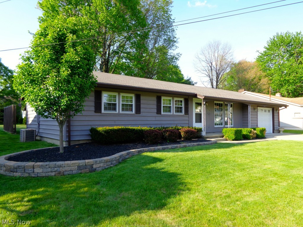 One story Ranch on a beautiful street minutes away from all the amenities of Boardman. This 3 bedroom, 1.5 bath home features over 1,400 square feet, nice floor plan, all newer windows, formal living room, large eat-in kitchen, first floor laundry, & spacious family room with newer slider to back deck. The outside is nicely landscaped with a covered front porch. The extra wide driveway is newer along with garage door and opener. Immediate occupancy is available.