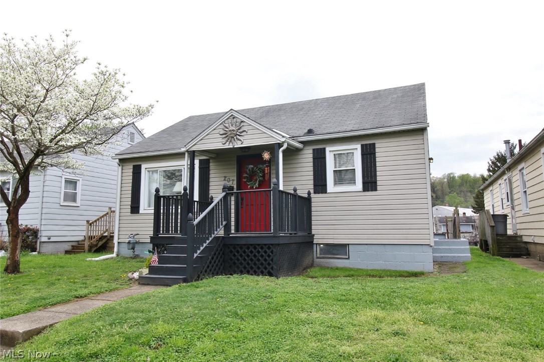 Wonderful remodeled home. Updated kitchen with new flooring. Beautiful original hardwood floors.  Home has been completely repainted. Fresh landscaping. Full  basement.  Large 2 car detached garage.  The home is spotless and ready for a new owner.