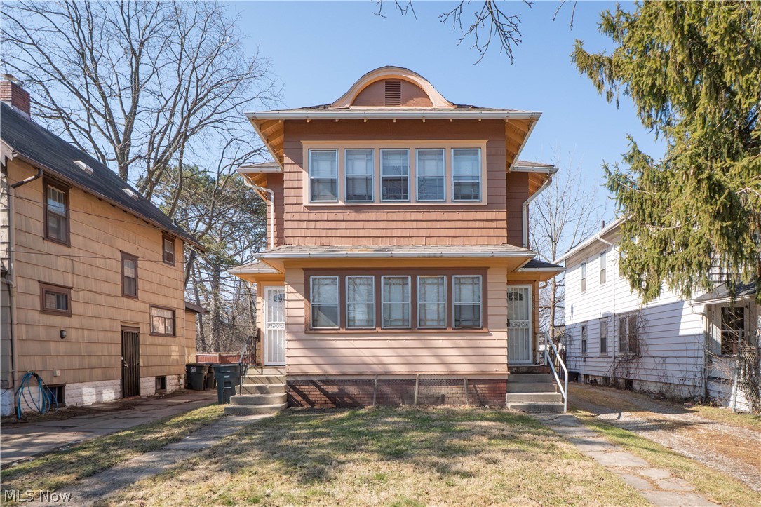 Turnkey investment opportunity in Akron! This spacious up-and-down duplex offers two 2-bedroom, 1-bath units with over 2,600 square feet of total living space. Each unit features generous living and dining areas, functional kitchens with ample cabinetry, full bathrooms, and bright sunrooms that add extra versatility for tenants. Separate entrances for each unit provide added privacy, and the full basement offers storage space along with laundry area potential.

Situated on a manageable lot with a parking pad and private backyard, this property is ideal for both seasoned investors and owner-occupants looking to offset their mortgage with rental income. One unit is currently rented at $900 per month, with month-to-month leases in place offering flexibility for future plans. Conveniently located near shopping, dining, public transportation, and major roadways. Don’t miss your chance to add this income-producing property to your portfolio!