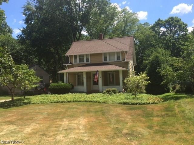 Classic Chagrin Falls 2+ bedroom 1.5 bath Colonial. This home is just steps from the heart of the village. Updated kitchen, formal Living room and Dining Room round out the main floor. A cozy reading nook, 2 bedrooms, one with a tandem room and could be a 3rd bedroom are on the 2nd floor. Unfinished basement has an abundace of storage. Front porch and large rear deck overlook the beautiful yard and plush green spaces. Immediate Occupancy.