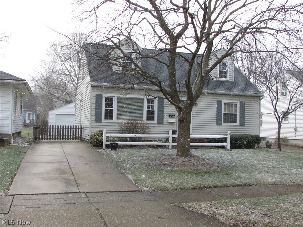 A spacious 3 bedroom 2 Full bath Cuyahoga Falls Cape Cod.  This home features a full master suite on the second level.  A large living room opens to the formal dining room.  There is a garage, nice fenced yard, and storage area.  The full basement has been waterproofed.   The roof, windows, furnace, and a/c are just some of the updates that have been done.