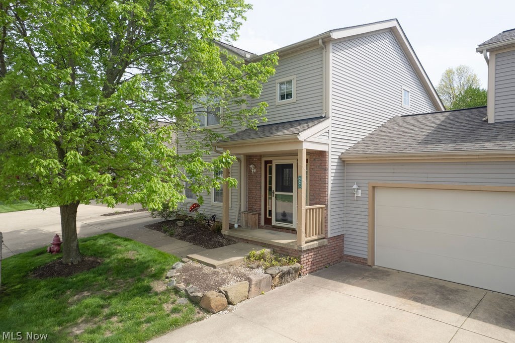 Move right in, unpack, and enjoy everything this gorgeous Huntsford Farm home has to offer. This community provides true maintenance-free living, giving you more time to take advantage of the exceptional amenities—including a fitness center, pool, community room, and tennis courts.

Step inside to a bright, updated main level with an open and welcoming feel. The spacious living room features soaring ceilings and is filled with natural light from large windows and a sliding glass door that leads to the deck—perfect for grilling and enjoying warm evenings outdoors. The beautifully updated kitchen includes a convenient breakfast bar, stunning granite countertops, matching stainless steel appliances, and new cabinetry. A laundry room sits just off the kitchen and provides direct access to the attached garage.

The main floor bedroom and full, updated bathroom offer flexibility and convenience for guests or single-level living. Upstairs, you’ll find hallway storage, a large primary bedroom with a vaulted ceiling and double closets, and an additional fully updated bedroom. The second full bathroom completes the upper level with bright, tasteful finishes.

With a prime location close to shopping, dining, and highway access, this home offers comfort, convenience, and a lifestyle you’ll love.