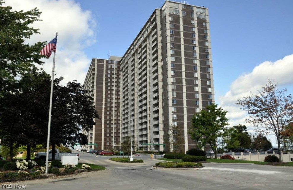 Maintenance-free living at its finest!  This beautifully maintained 6th-floor condominium offers breathtaking views of Lake Erie and an exceptional opportunity to enjoy luxury high-rise living in the heart of Lakewood.  This spacious unit features an open-concept layout with abundant natural light, a private balcony perfect for relaxing or entertaining, and generous living and dining areas. The well-appointed kitchen offers ample cabinetry and workspace, while the two bedrooms provide comfort and functionality with great closet space. In-suite laundry adds everyday convenience.  The Carlyle offers resort-style amenities including 24-hour security, indoor and outdoor swimming pools, sauna, fitness center, game room, conference center, racquetball court, on-site management, and more. Enjoy direct access to Lake Erie and beautifully maintained grounds. Conveniently located just minutes from downtown Cleveland, Edgewater Park, shopping, dining, and entertainment.  Available for immediate occupancy. Schedule your private showing today and experience luxury lakeside living at its finest!