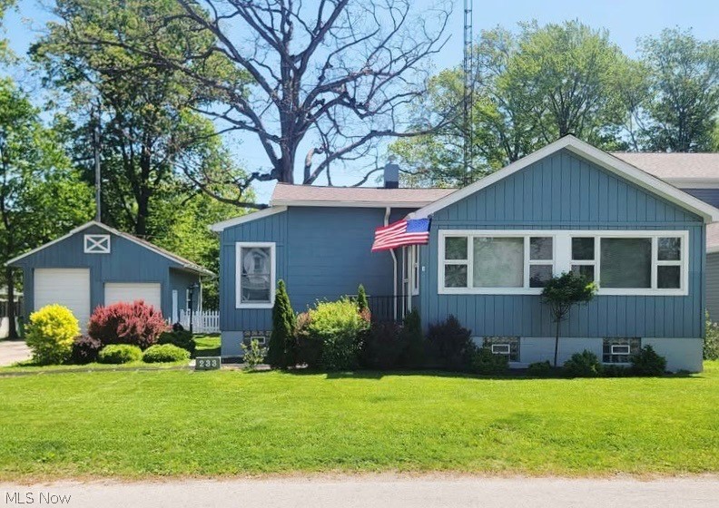 Move-in ready Avon Lake home offering 3 bedrooms and 1.5 baths with a flexible extra room perfect for a dining area, family room, home office, or playroom. This well-maintained home features a newer roof, great curb appeal, and a charming yard ideal for relaxing or entertaining. The oversized 10-foot garage includes both gas and electric, providing excellent space for storage, hobbies, or a workshop. Conveniently located near parks, shopping, schools, and Lake Erie amenities this home is ready for its next owner!