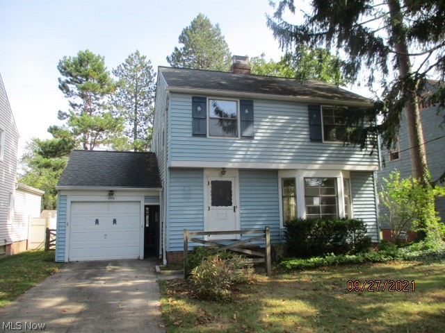 3 Bedroom 1.5 bath colonial with an attached garage  located on a tree line street.  The living room has a fireplace, there is a first floor family room and there is a sun porch off one of the upstairs bedrooms.  All bedrooms upstairs have wood floors.