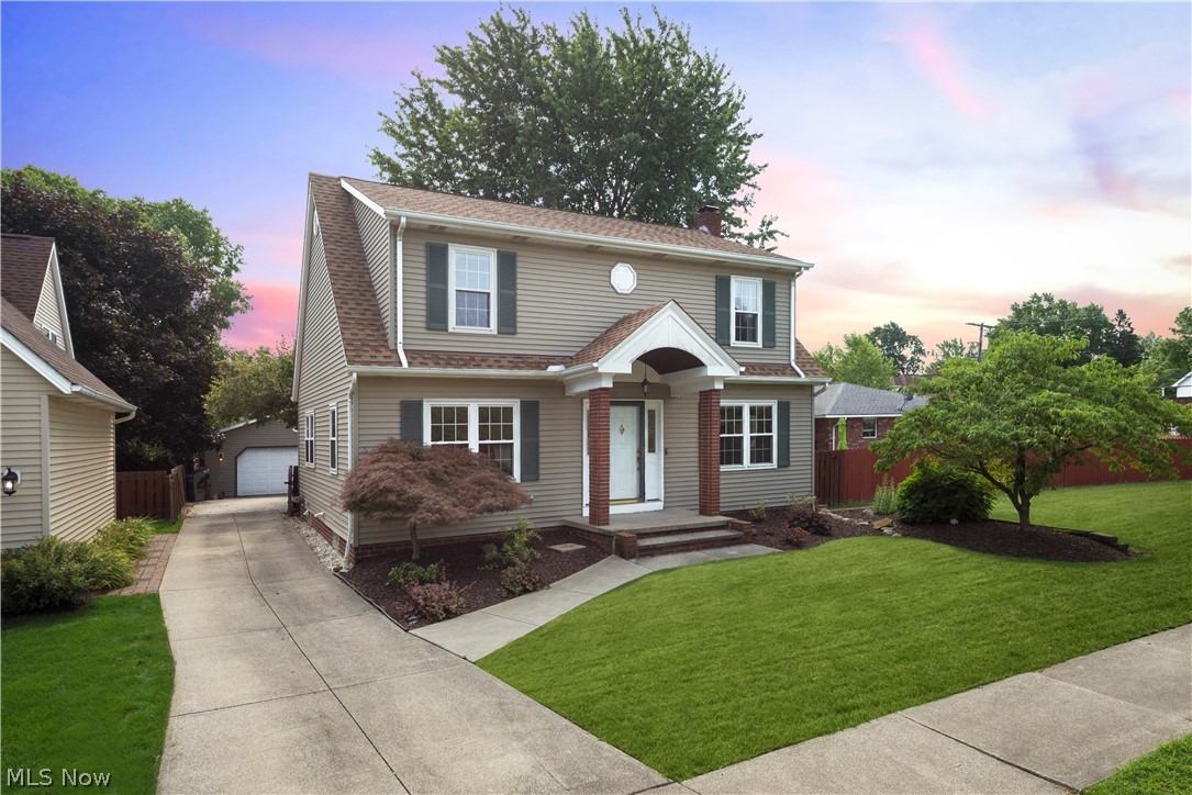The house you've been waiting for in the most desirable area of Cleveland , South Hills. This incredible property is 100% move in ready open concept, updated home! First floor offers and grand eat in kitchen that is open to the entire first floor with a full kitchen remodel in 2021. The list goes on with amount of updates this already solid built home has. The entire house (doors, trim, crown moulding, walls) were professionally painted by the greatest painter in the greater Cleveland area. New roof 2019, new carpet 2017, deck/pool deck and pergola all stained in 2019, upstairs bathroom painted and new tub insert in 2020, wood fire place converted into a remote controlled gas insert. If the home itself isn't enough the back yard offers an outdoor oasis. With its extremely large 2 car garage with more storage then you'll know what do with, a massive above ground pool with new pump in 2021, huge back deck with a large grill with gas hook up. The entire yard has been professionally manicured and  well maintained.  I could go on and on about this property but the fact is it will not last long and do not miss out on this one of kind property in an incredible area!