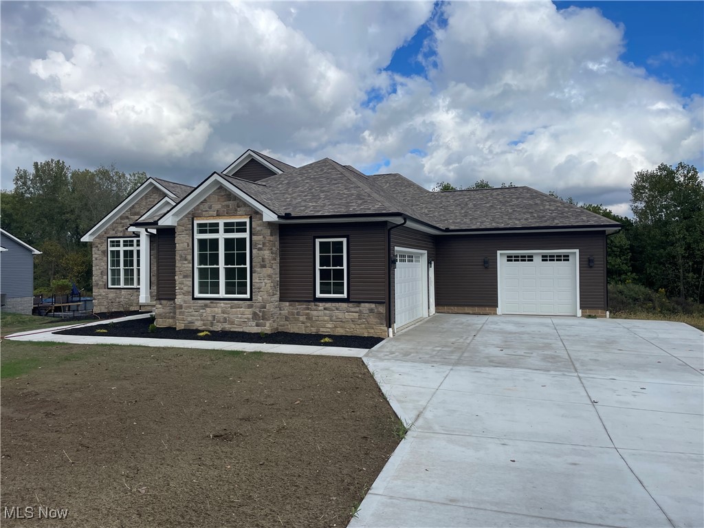 Concrete has been finished on this BRAND NEW HOME,sitting on an acer of land.Impressive new biuld is ready for a family. Quality Care Construction now building new homes in North Canton! Treat yourself to a spacious, open-concept home conveniently close to the best of shopping, dining and entertainment venues. Ideal location in one of Ohio"s most sought-after communities Main floor is 2700sq ft lower level 2539 sq ft front porch 117 sq ft rear porch 379 sq ft garrage 1133 sq CONSTRUCTION IS COMPLETE!!!
Seller has added a  appliance allowance