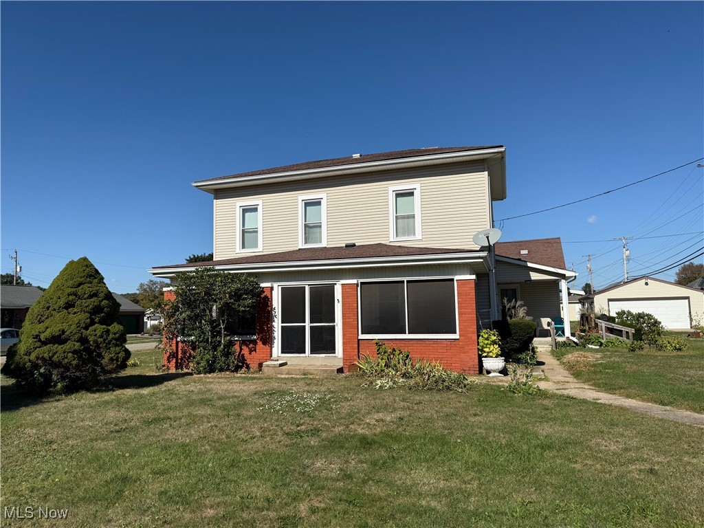 3-bed, 1-bath home with a 2-car detached garage situated on a .42 acre lot in town. This 1,592 sq ft home features beautiful built-in woodwork, pocket doors, main floor laundry, and a large screened in brick front porch. Many improvements which include a new roof in 2010, new siding, windows, downspouts, and wall insulation in 2004, a new furnace, new doors, along with insulation for the attic and foundation in 2022.