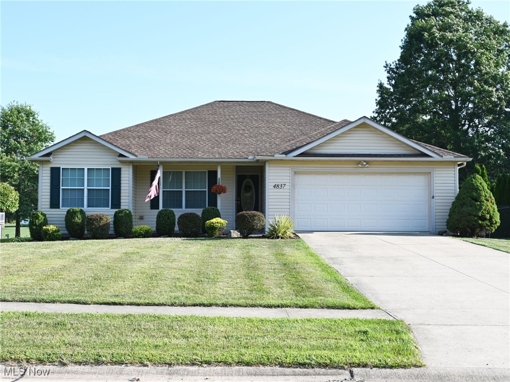 Step into comfort and convenience with this meticulously maintained 3-bedroom, 2-bath, single-story home. From the moment you walk in, you'll feel the warmth and charm of this inviting space. The sun-filled living room is bathed in natural light and opens directly to a fully fenced backyard with a patio—perfect for cookouts, entertaining, or relaxing with family and friends. Just off the living room, you’ll find a spacious eat-in kitchen featuring Quartz countertops, ample cabinet space, and all appliances included.
You'll fall in love with the oversized primary bedroom, complete with a private en-suite bath and a generously sized walk-in closet with built-in shelving for extra storage. Head downstairs to the partially finished basement, which includes a recreational area—ideal for game nights, hobbies, or indoor entertaining. The oversized two-car attached garage offers a thoughtful design element: a gentle slope instead of stairs for easy, step-free access into the home, enhancing both mobility and functionality. Recent Updates Include:
New furnace (2023) AC (2017) Hot Water Tank (2019) Sump pump (2024). This well-cared-for home offers the perfect blend of comfort, practicality, and modern updates. Don’t miss your chance—schedule your showing today!