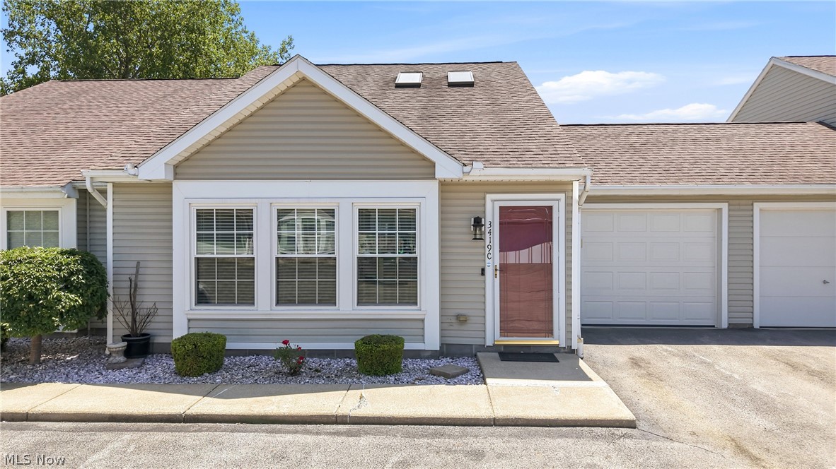 Welcome home to this beautiful condo nestled in the desirable Woodland Trails Community in Cortland. Enjoy a central location with nearby shopping, dining and easy access to major highways. As you enter, you will be impressed by the open-concept layout and spacious great room showcasing cathedral ceilings, abundant natural light, beautiful skylights along with neutral tones throughout and newer flooring that flows seamlessly from room to room. There is also a spacious dining area and a gorgeous kitchen complemented by a custom pergola with lighting and custom poured concrete countertops. As you continue down the hall, you'll discover an expansive primary bedroom featuring dual closets and a sliding glass door that opens to an extended private patio. Also on the main level, you'll find a full bath with dual access from both the hall and the primary bedroom, along with a convenient main-level laundry room with access to the one car garage. Upstairs, you'll discover a charming loft-style bedroom, complemented by a full bath, and a spacious walk-in closet, creating a private and inviting retreat.
Updates: 2023: Poured Concrete Patio, Vinyl Fence - 2020: Air Conditioner - 2018: Refrigerator, Carpet - 2013: Roof
 Don't miss the opportunity to make this beautiful condo yours. Call today for your private showing.