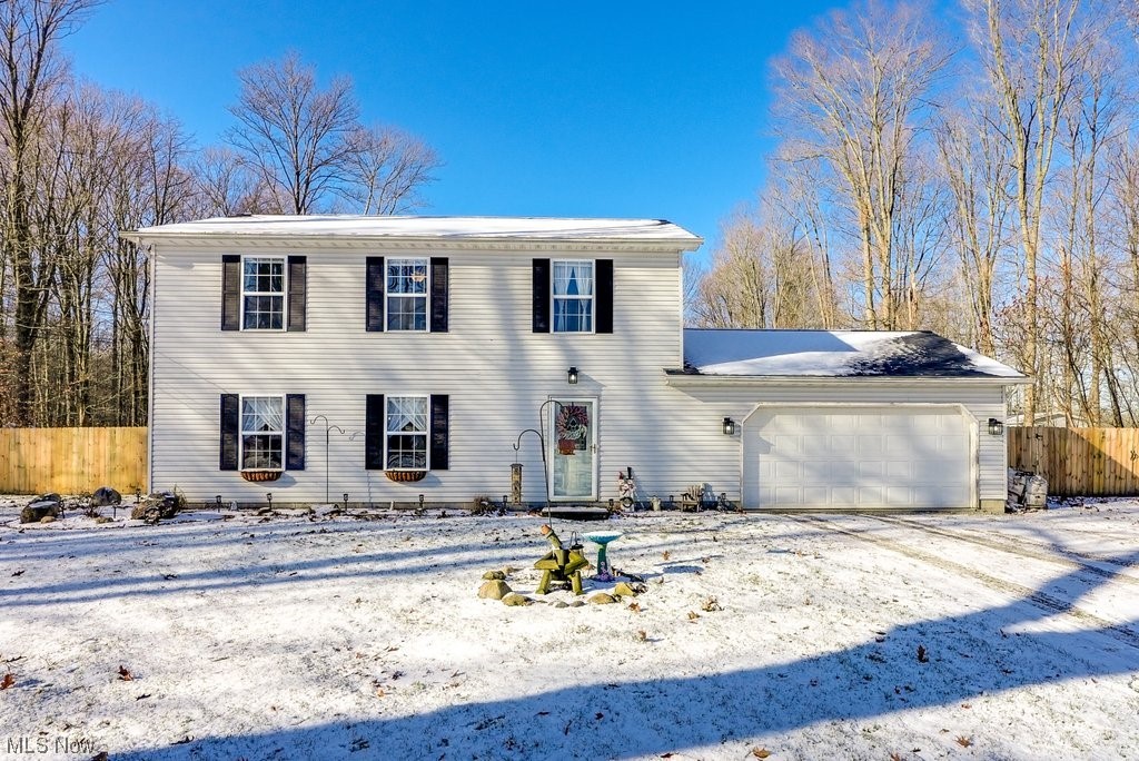 Experience the perfect blend of comfort and modern living in this 4-bedroom, 2-full bath home situated on nearly 2 acres. The open floor plan invites a seamless flow throughout the home.
The heart of the home, the kitchen, has been completely remodeled and updated, boasting the latest features. New light fixtures illuminate the downstairs kitchen, living room, and dining area, enhancing the overall ambiance. Modern convenience continues with new kitchen appliances installed in February 2023. A brand-new roof, installed in December 2022, ensures peace of mind and durability. The first-floor laundry room has been tastefully remodeled, adding both style and functionality to daily chores. 
Enjoy privacy in the fenced-in backyard, providing a secure space for relaxation and recreation.
For your peace of mind, the septic system was last inspected in 2023. Additionally, the furnace has been recently inspected and cleaned in 2023, ensuring efficient and reliable heating. This property harmoniously combines contemporary updates with spacious outdoor living.