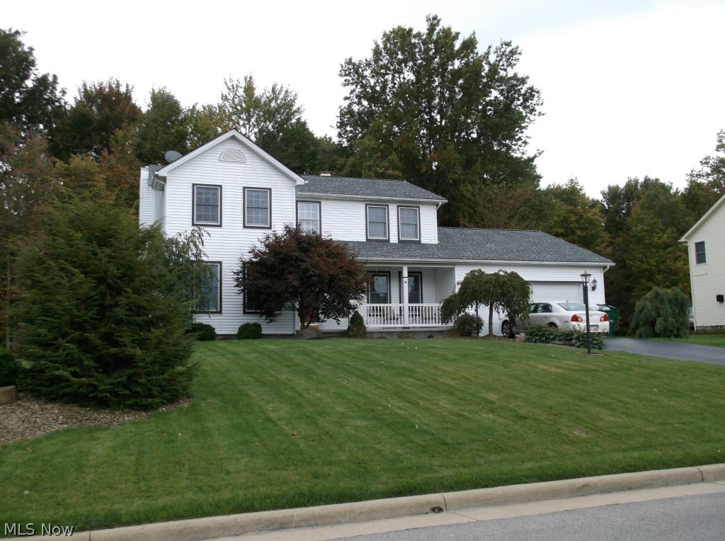 Great Location describes this gorgeous 3-4 Bedroom 2 Story, Open Foyer to second floor with beautiful chandelier. Formal Dining room with tray Ceiling. Family room with gas fireplace, right off eating area with breakfast bar and new counter tops. Also has garden window above sink. Half Bath with separate Huge Laundry area also pantry. Upstairs features large Master suite with full bath and walk in closet, 2 other good size Bedrooms and guest bath. Full Finished basement with kitchen, full bath, bedroom, extra storage. When going out the sliding doors from eating area you will find a huge deck with a 24 ft above ground  heated pool.  Wooded back yard, your own private retreat in the city. Must see you will really appreciate"""" nicely Landscaped