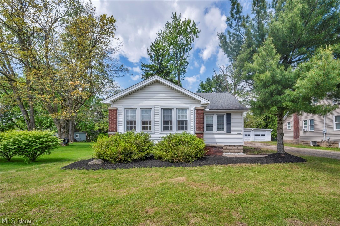 Welcome home to this charming ranch nested in the heart of Solon! This delightful home features 2 bedrooms and 1 full bathroo.
Features include custom hardwood floors throughout, French doors, elegant built-ins in the dining room, and custom closet systems for added organization and style. The bathroom showcases marble finishes and a relaxing jacuzzi tub.
The improvements provide peace of mind, including new appliances (2026), new furnace (2025),  and professionally refreshed landscaping. The spacious enclosed porch offers additional living space perfect for relaxing or entertaining.
The full basement with waterproofing system offers abundant storage space and added functionality. Additional highlights include a detached 2-car garage and a fantastic walkable location near Market District and the amenities of downtown Solon. Whether you’re a first-time buyer, or seeking a great investment opportunity, this charming Solon home offers comfort, convenience, and endless potential.