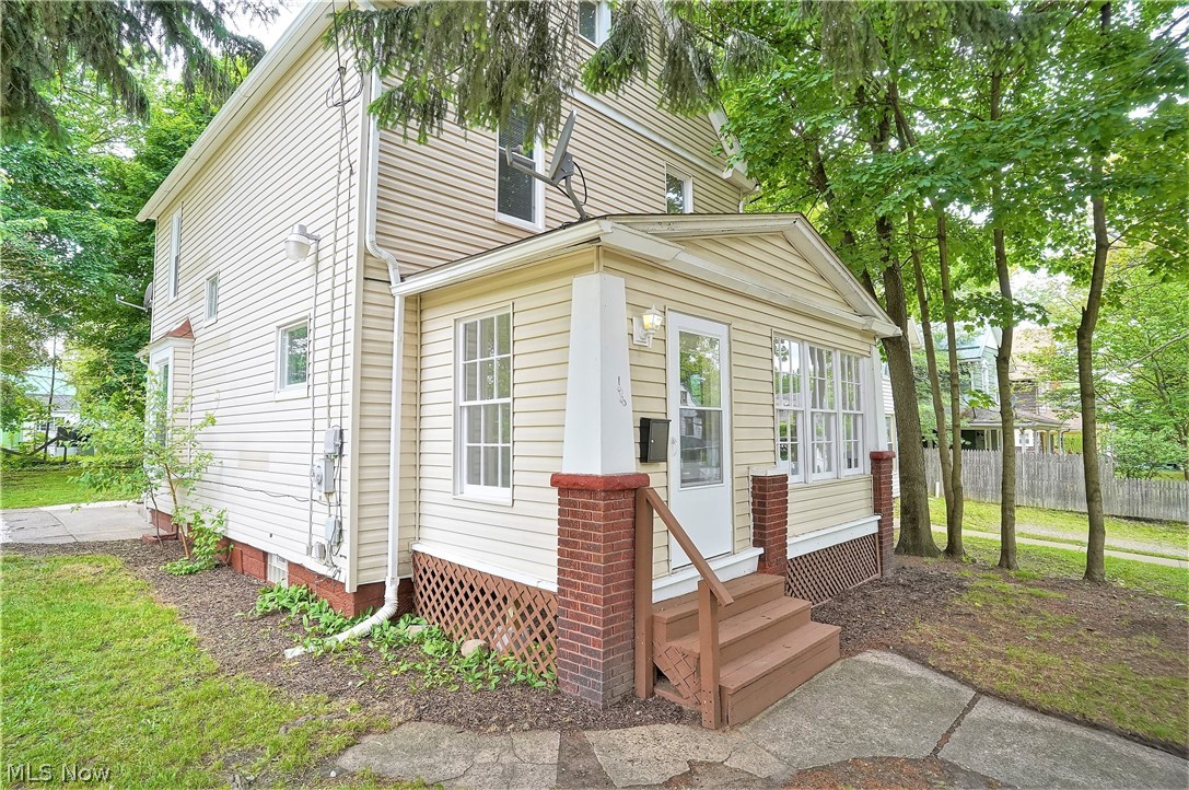 Excellent opportunity to own a sparkling, "like new" home! It has been completely transformed from top-to-bottom by the current owner, while still maintaining its century-old charm. Kitchen w/ warranted stainless steel appliances boasts all new cabinets, counters and backsplash (‘22). Flooring, paint, fixtures and doors throughout the entire home are brand new, and nearly all the windows have been replaced (‘22). Brand new gas hot water tank, furnace professionally serviced/components replaced, updated electric & GFCIs (‘22). 1st floor office/rec room could be used as 4th bedroom with en-suite bathroom. The attic space has been transformed into a bonus or play room and adds nearly 378sq ft of nicely finished living space. Both bathrooms have brand new tile flooring, tiled showers, lighting and vanities.  Enclosed front porch is a wonderful feature, and landscaping is freshly manicured. Extra-wide driveway (w/ new gravel) offers abundant parking space. Clean basement w/ glass block wind