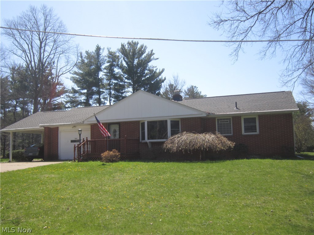 So little maintenance when you own a brick home!  The motivated Seller has priced this 3-bedroom ranch with a finished basement to sell!  Kitchen and bath have both been updated! Roof is approx 4yrs. old, Furnace & Central Air approx. 3 yrs. old, Hot Water Tank approx 2 yrs. old.   Updated electric,replacement vinyl windows.  Back yard has both a deck and a patio, a gazebo overlooking an ornamental koi pond and a shed for your tools & toys!  1 car attached garage plus a carport.  (Please note that Bedroom #2 has a lovely sliding door and is currently used as a Dining Room). Stainless Steel kitchen appliances are included. Home Warranty for new owners. Don't miss out on this lovely home! Schedule your appt. today!