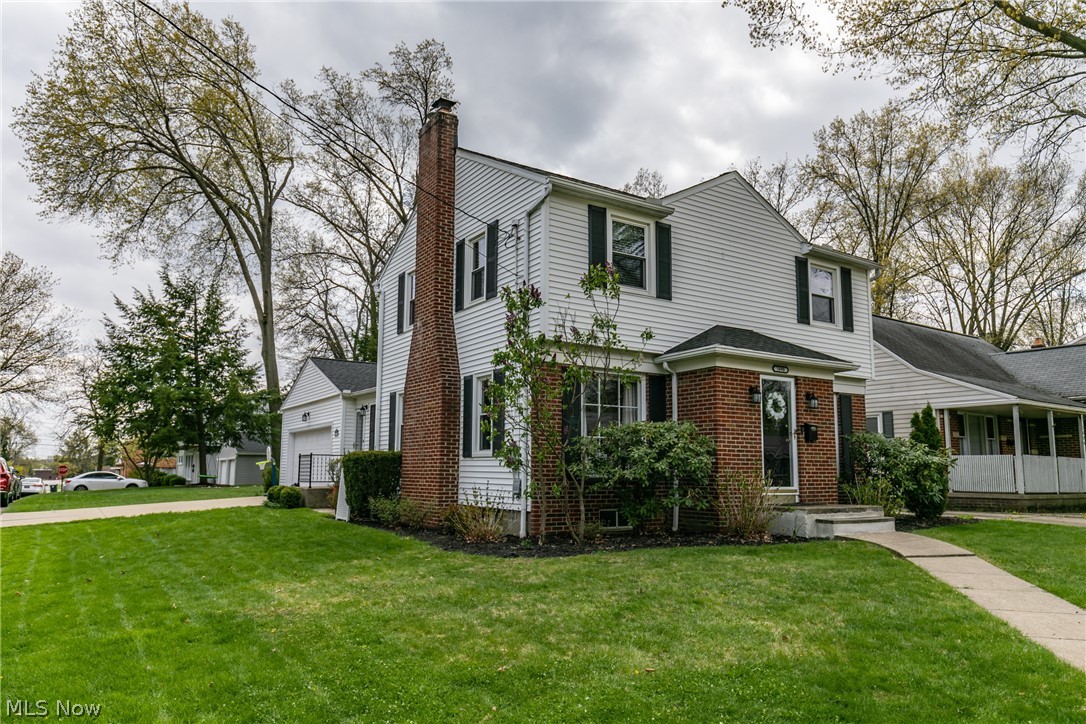 What a pleasure to find a clean move in ready home! Wonderful floor plan offering a large living room and formal dining room. The first floor has an eat in kitchen nicely updated and an additional room for an in home office set up or playroom. Neutral colors and every inch is well maintained. This traditional colonial boasts original hardwood floors everywhere except the basement recreation room. Roof under 5 years old was a complete tear off. Hot water tank and sump pump only 2 years old. The lower level recreation room is perfect to watch a movie and have separate space. Outside you will find a large 2 car garage with attic storage. The lovely landscaped yard is a gardeners oasis offering spring to fall color. The privacy fence and brick courtyard is the perfect place to have your dinner outside! Great location in West Akron near all the shopping and restaurants.