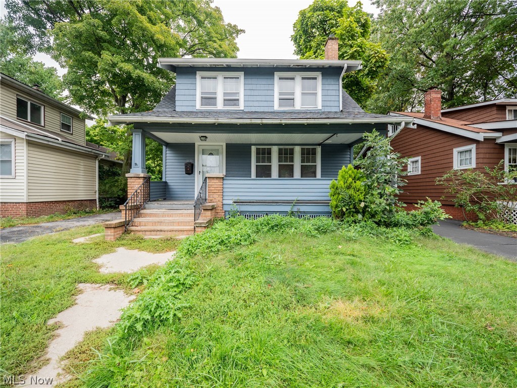 This home is ready for you to make it your own. Home features a large front covered porch, bright spacious living room with fireplace. Classic dining room with built in shelves and a window seat. Three bedrooms and a large bathroom is featured on the second floor
Basement could be finished for additional living space.