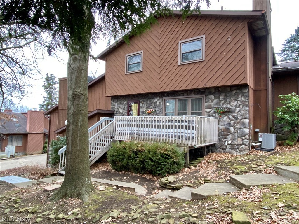 Spacious Condo includes an entry that leads to the living room with fireplace, continue into the dining room with newer bamboo wood floors. The kitchen features newer appliances and plenty of space to enjoy your cooking experience. A half bath completes the first floor.  The upstairs has 3 nice size bedrooms and a full bath. The lower level is a great space for additional living along with the laundry area and dry storage - leads to the attached garage
Enjoy the view of the COW golf course from the front deck. This is a must see. Call for a tour today!  Please wear a mask and follow COVID guidelines!
