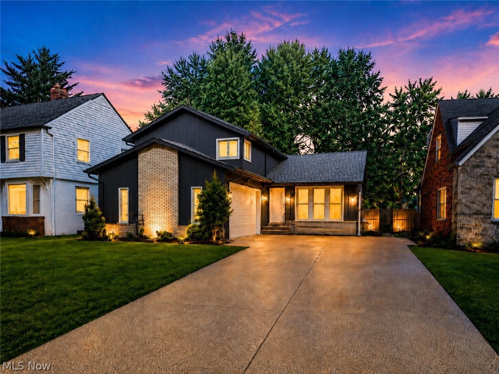 Beautiful home located on a prime block in University Heights! This large home offers 2,421 sq. ft. of above-ground living space, along with great curb appeal, a spacious driveway, two-car attached garage, nice backyard, and patio. Step inside to a welcoming living room and dining room area featuring a dramatic cathedral ceiling that gives the space an open and airy feel. The large kosher kitchen includes two sinks and plenty of space for everyday living and entertaining.

A few steps down, you’ll find a spacious family room featuring a fireplace, many built-in bookshelves, and direct access to the backyard patio. Off the family room is a full bathroom with a beautiful shower, along with a bedroom, making this level ideal for guests, an office, or additional living space. Continue through to the laundry/mudroom area, which conveniently connects to the attached garage.

Upstairs features three additional bedrooms and two full bathrooms, including a private ensuite. The unfinished basement offers excellent storage and endless potential, ready to be finished into the space of your dreams. Option available for the home to come with furniture. A wonderful opportunity to own a spacious, well-laid-out home in a desirable University Heights location!