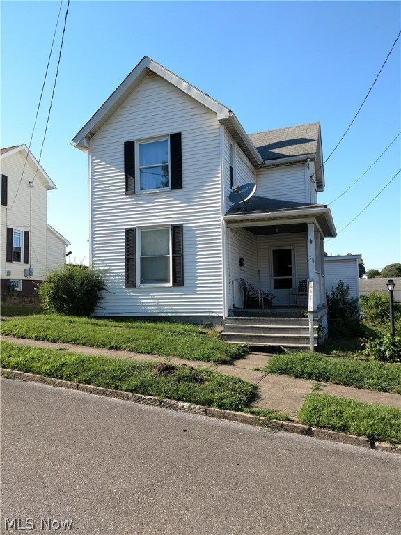 Call me today to view this opportunity! This home features 3 bed 2 bath, first floor laundry, 2 porches. Enjoy the nice backyard. Parking in back of house. All appliances stay with home, refrigerator, stove, washer, dryer. This home is being sold "As Is" with right of inspections.  Any mineral rights will convey to new owner. Agent is related to seller.