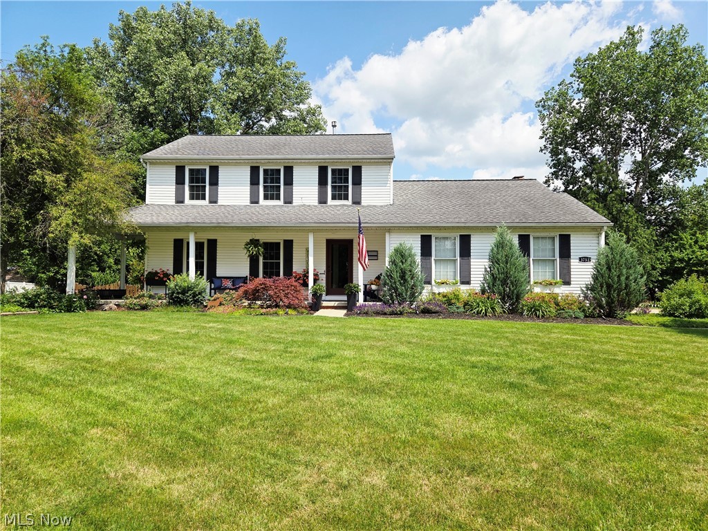 This beautifully updated 3-bedroom, 2.5-bath colonial home offers the perfect blend of comfort, style, and outdoor living. You are greeted by a charming covered front porch and fantastic landscaping that adds to the home's great curb appeal. Numerous updates have been made to enhance the home between 2018 and present. The modern kitchen features updated cabinetry, quartz countertops with ample counter space, newer appliances, breakfast bar, and dining area. Durable Pergo Outlast Waterproof Laminate Flooring and Pella Windows have been installed throughout. The inviting first floor also includes a great room with a cozy gas fireplace, a large office ideal for working from home and a half bath for convenience. Upstairs we have 3 nice size bedrooms and 2 full baths including the Master with attached Master Bath. A partially finished basement provides additional living or recreation space. All appliances are included, making this home truly move-in ready. Step outside to enjoy your own private backyard retreat with a 12' x 24' semi-inground 4-foot Kayak pool, hot tub, greenhouse, garden area, covered back deck, Patio and a beautifully landscaped back yard. Other updates include roof and furnace (2011), central air conditioning (2019), and hot water tank (2025), providing peace of mind for years to come. With thoughtful updates inside and exceptional outdoor amenities, this home is ready for its next owners to enjoy. Schedule your showing today!!