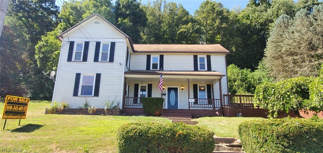 Want country living with small town charm? This GORGEOUS 3 bedroom, 1.5 bath home sits on a MASSIVE 5-ACRE LOT surrounded by hundreds of trees. A HUGE 1,856 SQUARE FOOT HOUSE, this house has been fully renovated and is priced to sell fast! Complete with a HUGE 2-CAR GARAGE and WORKSHOP, and YOU EVEN GET YOUR OWN BASKETBALL COURT! Sure to be a HUNTER OR MECHANIC’S DREAM and fun for everyone. Other features include a secluded patio, and deck setup to surround an above ground pool. Interior features include a spacious eat-in kitchen, your choice of a living room or formal dining room, a family room, and even a laundry/mud room and half bath on the main level! THERE IS ALSO A LARGE SUNROOM WITH WALL-TO-WALL WINDOWS! On the second level of the home are three comfortably sized bedrooms, and a large full bath. The master bedroom has a SCENIC VIEW OF THE 4+ ACRES OF WOODLAND TO THE REAR OF THE PROPERTY, as well as a generous walk in closet. There is a considerable size partial basement with ex