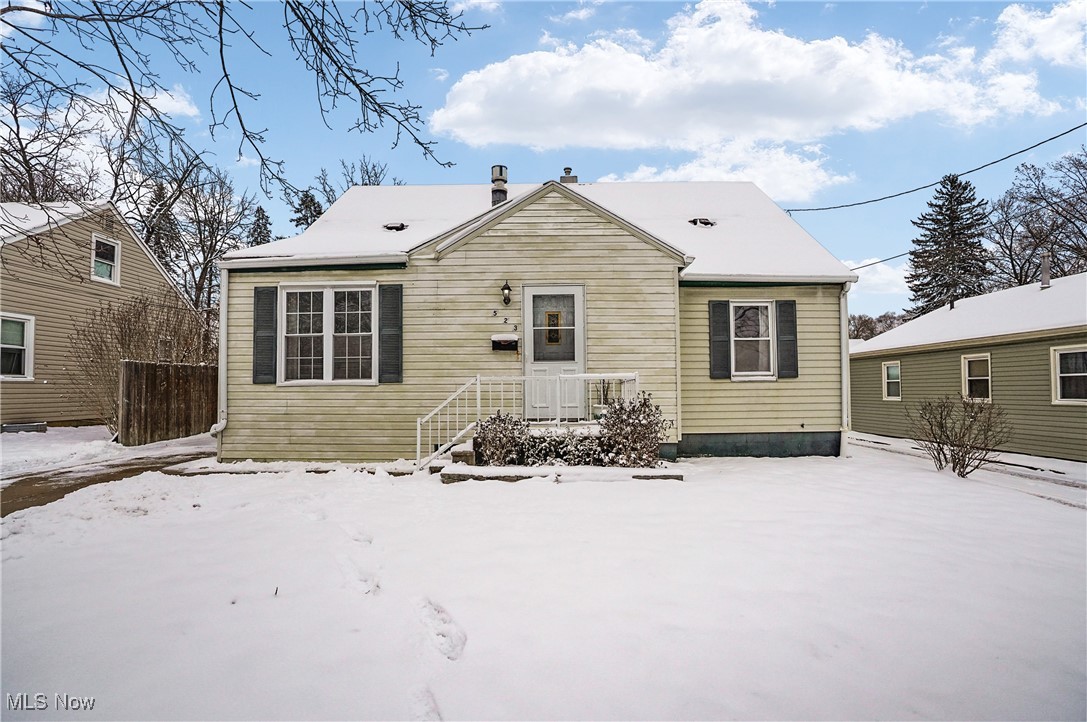 Charming 3-bedroom, 1.5-bath Cape with a versatile layout and inviting spaces throughout. The spacious living room features a cozy gas burning stove and flows into the large eat-in kitchen , which also offers a pantry (all appliances convey), complete with sliders leading to a bright three-season sunroom filled with windows and offering access to a nice deck—perfect for relaxing or entertaining. Two comfortable bedrooms and a full bath complete the first floor. If your looking for first floor living, the 2nd bedroom offers laundry hookup so that space could serve as laundry and office area.  The partially finished basement with glass block windows adds valuable living space and includes a half bath with plenty of room to add a shower. Upstairs, you’ll find a large third bedroom with great flexibility. Enjoy the fenced-in backyard and the convenience of a two-car garage. Updates include:  Furnace/AC and garage roof - 2017; Dishwasher - 2019; Hot water tank - 2014.  A home warranty is offered by the seller.
