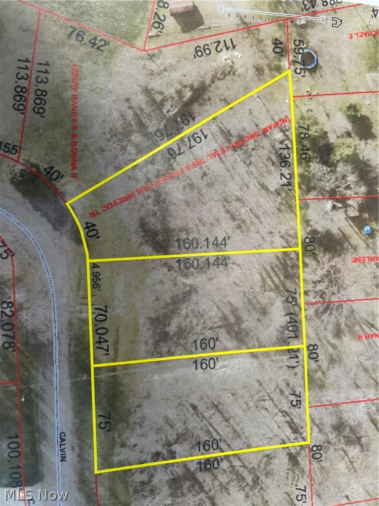 Three lots on Calvin Dr totalling 0.85 acre.