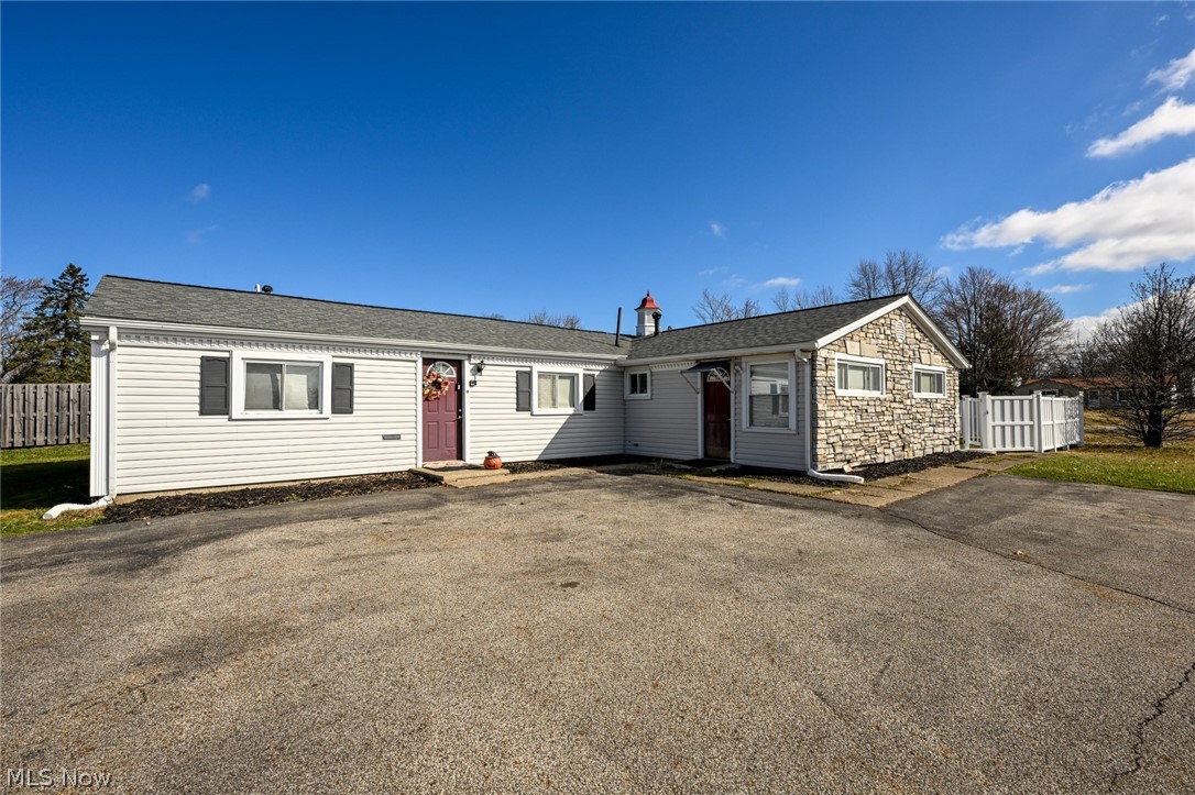 Attention Investors!  Now offering this fantastic opportunity in the heart of Streetsboro!  This spacious 1 floor twin plex totals 1944 sq ft!  Two units with 2 bedrooms and 1 full bath each and sharing a laundry room.  Conveniently located just in from the intersection of 14/303 and 43.  Providing tenants walkable access to Giant Eagle, Target, restaurants and public transit!  Starting with the left side unit, you enter through the eat-in kitchen.  Yes, those are granite countertops!  Quality cabinetry, breakfast bar peninsula and gas range, microwave and refrigerator that remain.  Follow the LVT flooring through the beautiful french doors into the very large living room.  Two comfortably sized bedrooms and a modern full bathroom finish off this apartment.  The right side unit offers a completely different layout and more high end upgrades!  From the front entrance you will come into the spacious eat-in kitchen.  More granite covering the countertops, center island and gorgeous breakfast bar/counter overlooking the living room!  The stainless refrigerator, gas range, microwave and dishwasher are all included as well!  Handsome white columns and center beam, bring a special touch to this apartment.  Down the hall are two bedrooms (1 significantly larger than the others), an updated full bathroom and a side entry.  The tiled foyer opens out to the fully fenced in side yard.  This area features vinyl privacy fence, paver patio area and is just for this unit!  The large lot still offers plentiful yard/green space to share.  Don't miss the shared laundry room!  This space has secured access from each unit.  Tiled flooring, large storage closet, washer, dryer, utility sink and folding table all stay.  Tenants will love the ample off street parking too!  New roof and gutters in 2021. Rents are currently under market value and due for increase. Pictures show left unit then right, prior to tenants.  Occupied photos follow, in the same order.  This is a MUST SEE!