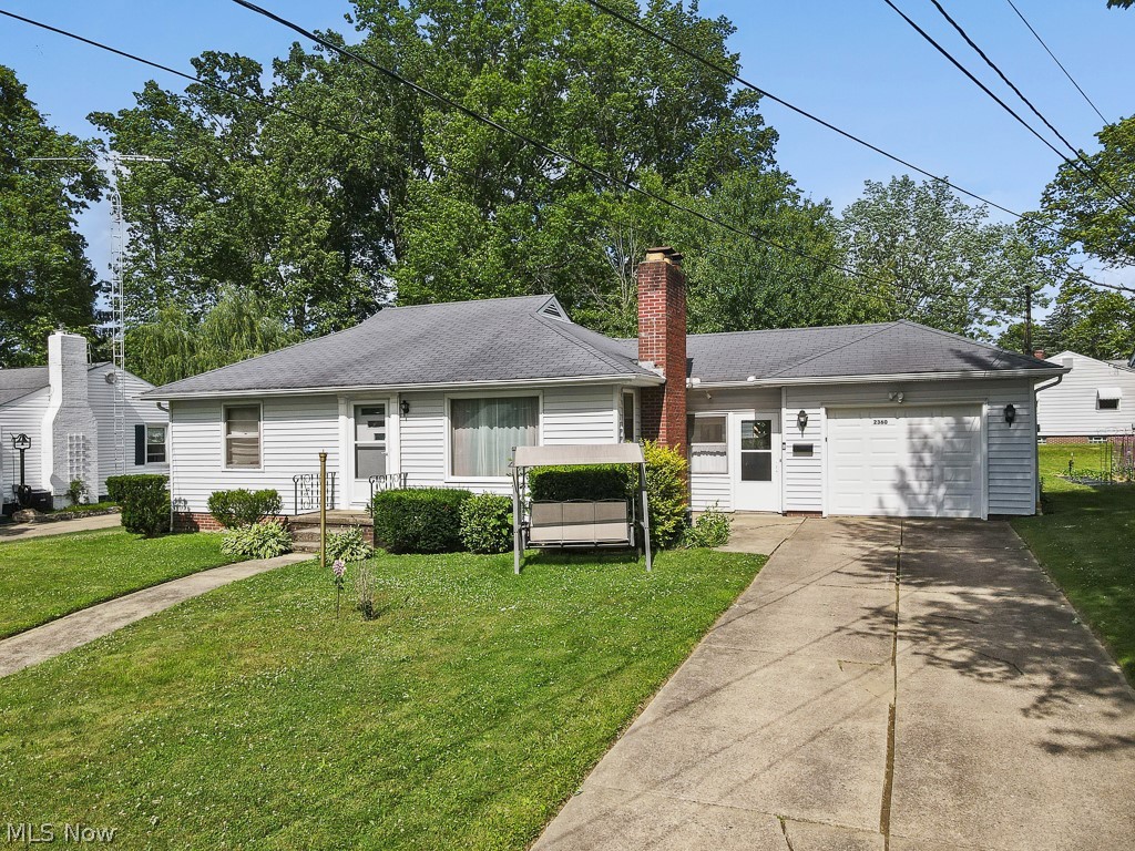 Great opportunity to own this well-maintained 2 bedroom, 1 bath home in a fantastic location on a quiet street. Just minutes from Silver Park, The University of Mount Union,  shopping, and dining. Enjoy the flexibility of main-floor laundry or utilize the laundry hookups located in the basement. The one-car attached garage adds extra convenience and storage space. , plus a nicely sized kitchen, large family room with vaulted ceilings, and dining area perfect for entertaining. The peaceful, private backyard offers endless possibilities. Easy living at its best — call today for a showing, this one won’t last.