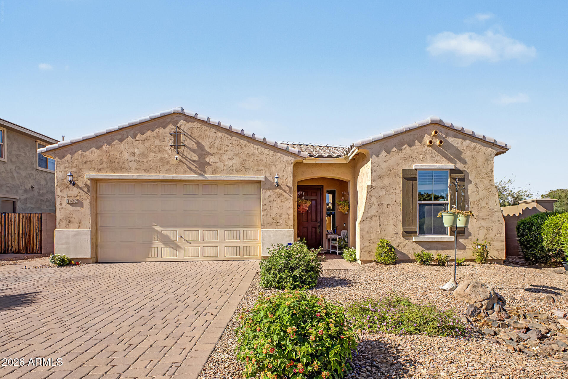 Beautifully maintained 3-bedroom, 3-bath home with den, located in highly sought-after community of Residences at Belmonte. Situated on a desirable corner lot, this home features a pristine, resort-style backyard complete with a sparkling pool and elegant water features, perfect for relaxing or entertaining. Inside, you'll find beautifully upgraded wood-like tile flooring and versatile den, ideal for a home office, playroom, or additional living space. The stunning gourmet kitchen is equipped with granite countertops, gas cooktop, stainless steel appliances, wall oven, large center island, and oversized walk-in pantry. The spacious primary suite offers a luxurious retreat with dual-sink vanity, walk-in closet, and separate soaking tub and shower. Ideally located and move in ready!