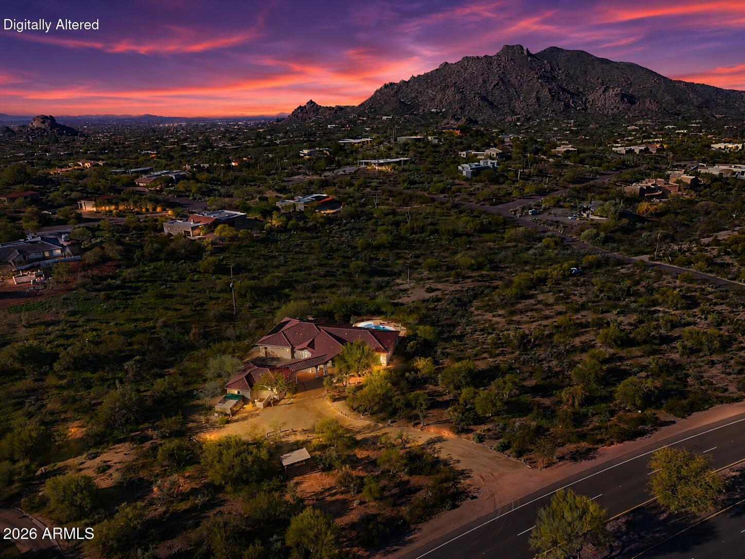 Experience the freedom of true Arizona living on 1.62 private acres with unobstructed Black Mountain views, a detached guest casita, and no HOA. Rarely does a property offer this combination of privacy, flexibility, and breathtaking desert scenery, all just minutes from the heart of Carefree and North Scottsdale.

Designed to capture the beauty of its surroundings, the main residence is filled with natural light and showcases panoramic mountain and Sonoran Desert views from nearly every room. The gourmet kitchen is the centerpiece of the home, featuring Sub-Zero refrigeration, a Jenn-Air 6-burner gas cooktop, dual islands, a walk-in pantry, and generous prep space ideal for everyday living and entertaining alike.  
The detached casita, complete with its own private garage and full bath, offers exceptional versatility for guests, multigenerational living, a private office, fitness studio, or creative retreat.

Outside, enjoy a resort-inspired setting with a sparkling pool, dedicated pool bath, multiple covered patios, and unforgettable sunsets that paint the sky over Black Mountain. Whether hosting friends, enjoying quiet evenings under the stars, or simply taking in the peaceful surroundings, this property delivers a lifestyle that is increasingly difficult to find.

Offering space, privacy, mountain views, and the freedom of no HOA restrictions, this is a unique opportunity to own a true desert retreat in one of Arizona's most sought-after locations.