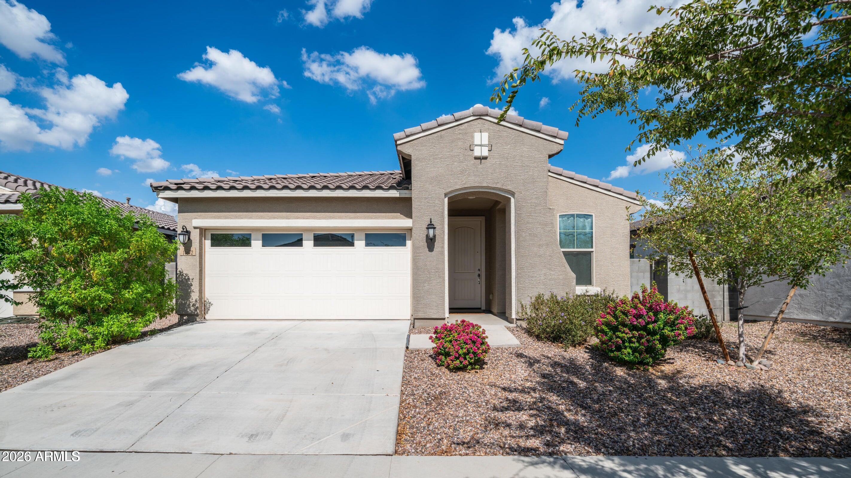 For Rent in the Gated Vista Diamante Community!  This beautifully maintained 3-bedroom + den, 2-bath home offers the perfect blend of comfort, style, and functionality. The inviting interior features abundant natural light, a neutral color palette, and tile flooring throughout. The spacious open-concept great room is ideal for both relaxing and entertaining, seamlessly flowing into a chef-inspired kitchen complete with gas appliances, upgraded cabinetry, and granite countertops.  Move-in ready and thoughtfully designed for everyday living, this home is one you won't want to miss!