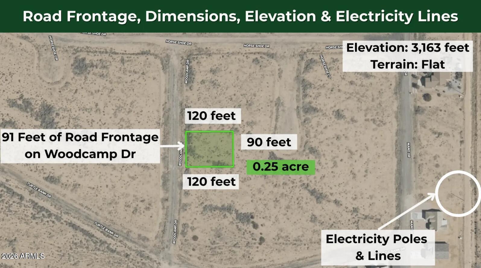 VALLE VISTA UNIT 3 - Land