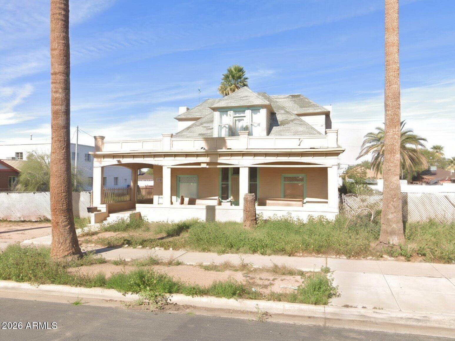 GIANT LOT OPPORTUNITY 3 LOTS-Lot 910, 916 and Lot 18 included! Excellent location that is on the National Register of Historic Places! The George E. Cisney House is significant and is representative of the historic context ''Residential Architecture in Phoenix Prior to 1901'' and constructed in the Colonial Revival architectural style. The amazing Garfield District property has a prime McKinley Street address and has a fixer-upper house that has a R5 status. Current house boasts a north/south orientation a wraparound porch, vast backyard, period sized rooms. This house is a rare survivor of its period so don't miss the opportunity. It will be sold ''As Is''. Zoned R5 and investors are welcome. Perfect for anyone looking to build apartments or condos near Downtown Phoenix. Near EVERYTHING!