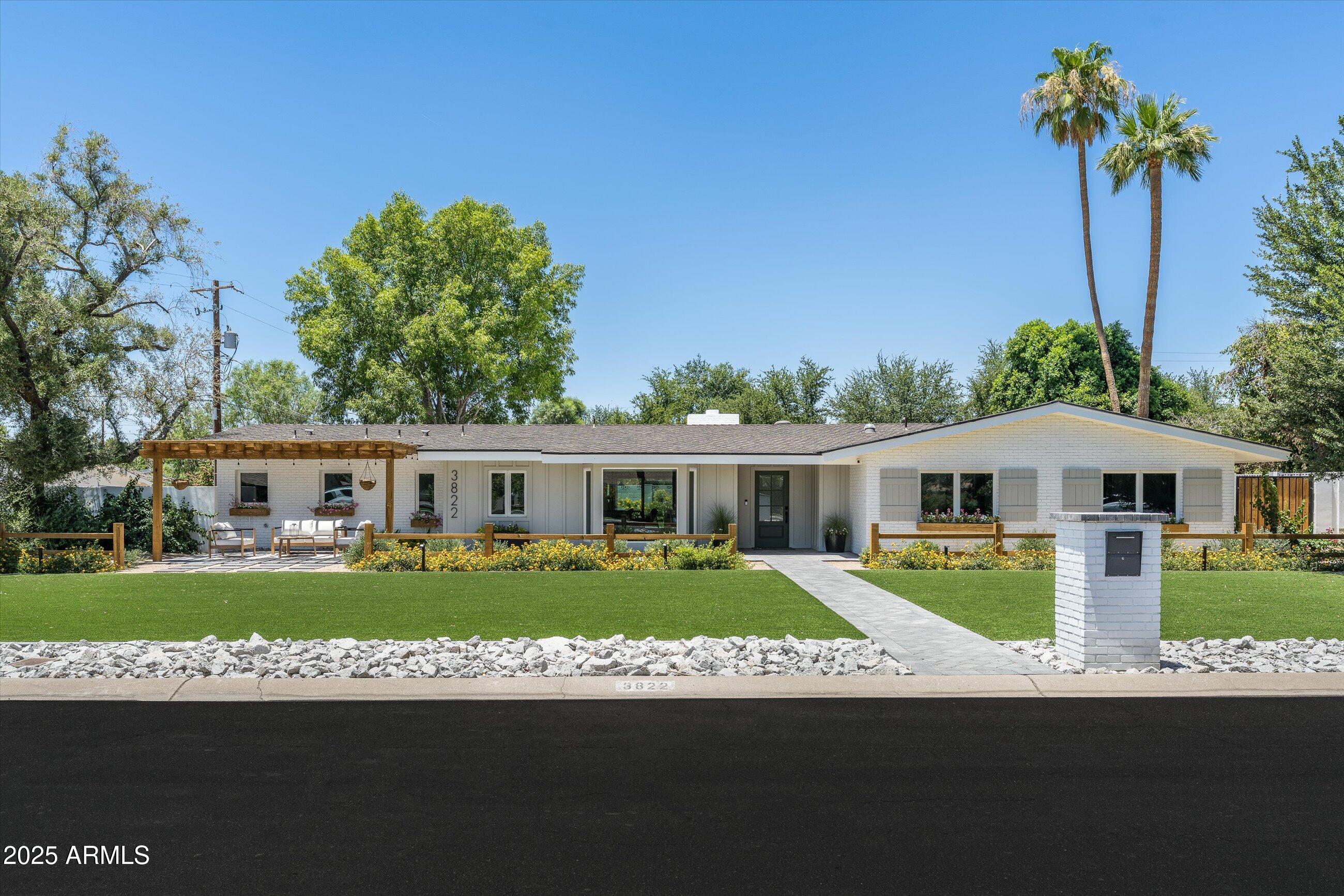 Welcome to this beautifully remodeled 4-bedroom, 3.5-bathroom residence located in the heart of Arcadia Proper. Fully renovated inside and out in 2023, this home showcases a timeless transitional design highlighted by light, airy finishes and abundant natural light throughout.
The centerpiece of the home is the expansive kitchen island, seamlessly flowing into the spacious great room and dining area—perfect for both everyday living and entertaining. A dedicated home office features striking black steel-framed doors and windows, adding a sophisticated, modern touch.
Thoughtful details abound, including custom built-in storage, designer lighting, and high-end finishes in every room. Recent upgrades include Cat 5 wiring throughout, smooth wall textures, upgraded garage cabinetry, and more.
Situated in one of Arcadia's most desirable neighborhoods, this home is designed for seamless indoor-outdoor living, with exceptional entertaining spaces both inside and out.
Don't miss this incredible opportunity to own a truly turnkey home in a premier location.
