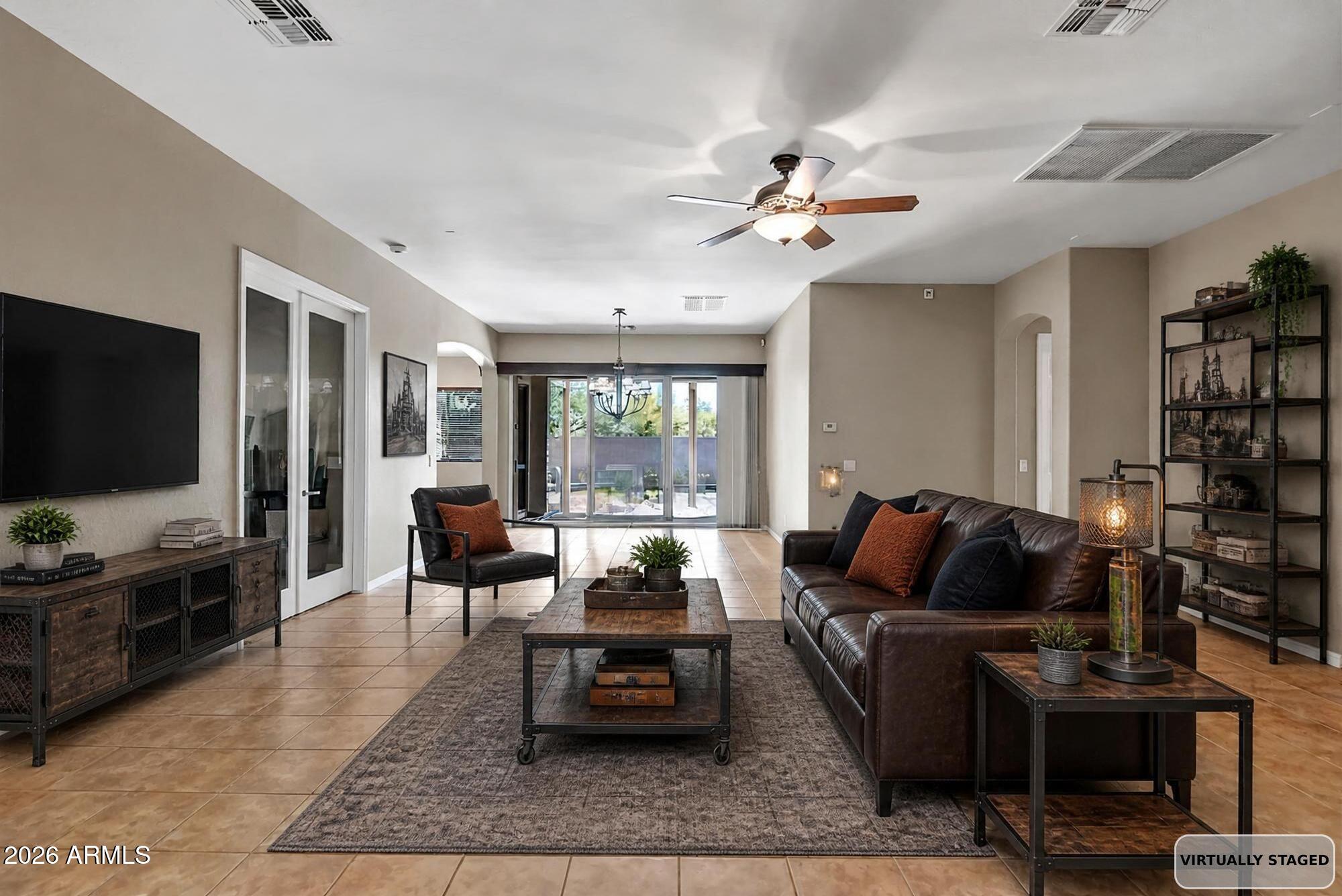 Anthem West living at its best, and this one comes with something most listings simply can't offer. From the moment you walk in, this single-story home surprises just about everyone. Six bedrooms plus a dedicated office, all on one level, and the layout makes every square foot count. 
The roof is brand new as of May 2026. The solar is owned and fully paid off, so you get low electric bills from day one and no lease to take over. Out back, the pool is ready for everything Arizona living is about. Anthem West also sits on City of Phoenix water, which matters more than most people realize.
Here is the part that sets this one apart, and it is the kind of thing that usually does not come up until you are already under contract. We have done some the homework on this home that takes  the guesswork out of buying it, and we are ready to share it with serious buyers. It adds up to a shorter, smoother path to closing than most homes on the market right now can offer.
Whether you are upsizing, relocating, or simply done compromising, this home is move-in ready and waiting. No other home out there is likely to offer what this one does, and we don't think you will be disappointed. Reach out anytime and we will tell you the rest and walk you through it in person.