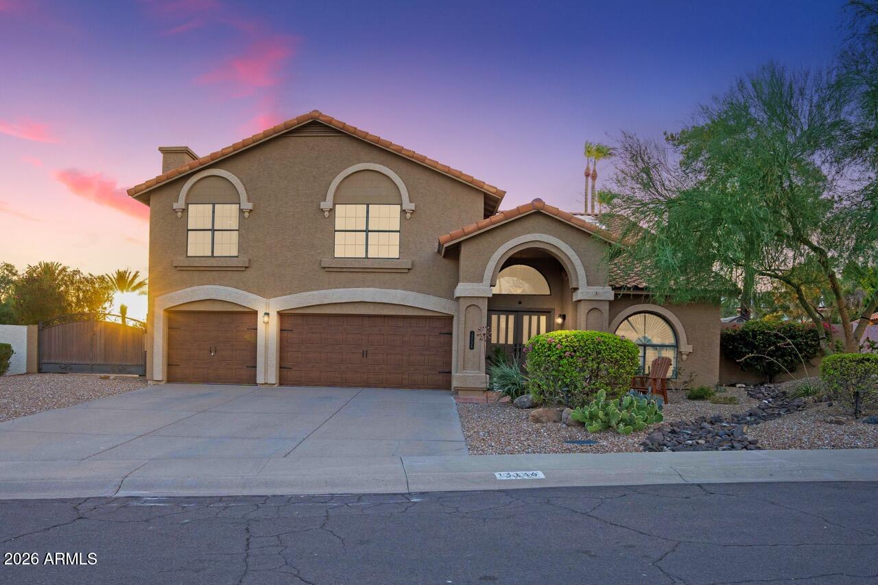 Tucked into a quiet cul-de-sac in one of Scottsdale's most sought-after neighborhoods, this 5-bedroom, 2.5-bath home was made for family living. Set on over a third of an acre, the backyard is a kid's dream and a parent's paradise: large pool and hot tub in a private gazebo, a cozy fire pit, built-in BBQ, and a huge turf area, large spaces for basketball, pickleball, and endless play. A versatile bonus room converted from the garage is perfect for guests, grandparents, or a mother-in-law suite. Surround sound brings the living room, bonus room, and primary bedroom to life. Fully owned solar cuts the electric bill by more than half. With top Scottsdale schools, parks, and dining nearby, this is the family home you've been waiting for!