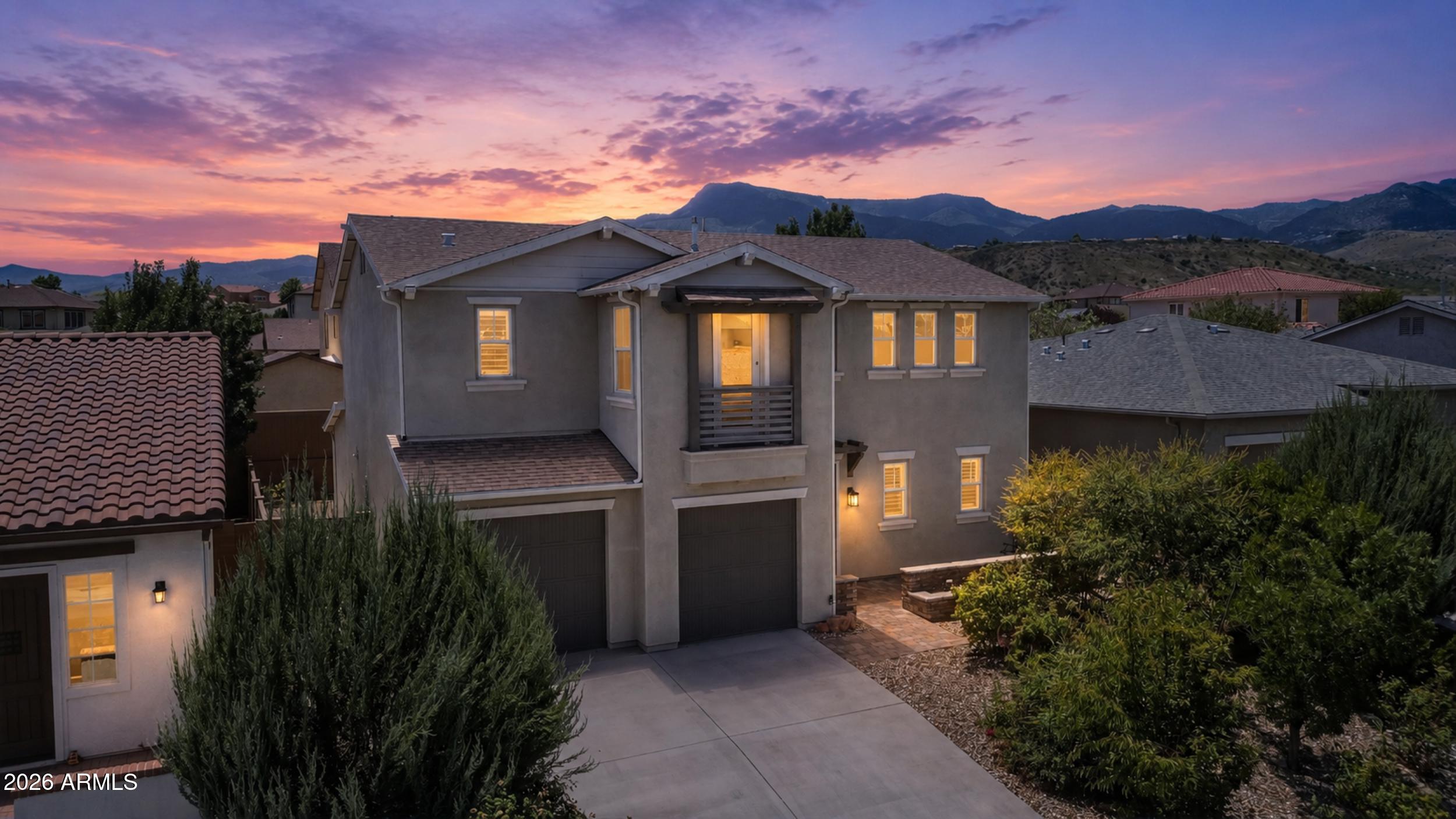 Discover this 4-bed single-family home in Clarkdale offering 3,079 sq ft of thoughtfully designed living with 4.5 baths and two private primary en-suites, one on each level. Built in 2015, this Energy Star-rated Craftsman home features an open floor plan, 9-foot ceilings, wood and wood-look tile flooring, plantation shutters, a fireplace, and a chef's kitchen with a large island, walk-in pantry, and brand-new LG stainless steel appliances. Enjoy Mingus Mountain views, cherry blossom and fruit trees, a 2-car garage, and Mountain Gate amenities including pickleball, basketball, a dog park, and a private park. Minutes from Sedona, Jerome, Old Town Cottonwood, and Arizona Wine Country. Welcome Home

Nestled in the heart of Clarkdale, this beautifully designed Energy Star-rated Craftsman home offers 3,079 square feet of thoughtfully planned living space with 4 bedrooms, 4.5 bathrooms, and a layout that accommodates a variety of lifestyles. Whether you're hosting guests, working from home, or seeking multigenerational flexibility, this home delivers exceptional comfort and functionality.

Interior Features

" Spacious 3,079 sq ft floor plan.
" 4 bedrooms and 4.5 bathrooms.
" Two private primary en suites, including one on the main level and one upstairs.
" Ideal layout for multigenerational living or extended guests.
" Open-concept design filled with natural light.
" 9-foot ceilings throughout.
" Warm and inviting living room with fireplace.
" Wood and wood-look tile flooring throughout the home.
" Plantation shutters throughout.
" Neutral finishes ready for your personal style.
" Spacious walk-in closets.

Chef's Kitchen

Designed to be the heart of the home, the kitchen combines style and function with:
" Large center island with seating.
" Brand-new LG stainless steel appliances.
" Walk-in pantry.
" Abundant cabinetry and workspace.
" Seamless flow into the dining and living areas, perfect for entertaining.

Upstairs Living

" Private second primary suite.
" Jack-and-Jill secondary bedrooms with shared bathroom.
" Charming Juliette balcony.
" Flexible spaces for family, guests, or a home office.

Outdoor Living

Step outside and enjoy Northern Arizona's beautiful surroundings.
" Scenic Mingus Mountain views.
" Cherry blossom trees create beautiful seasonal curb appeal.
" Mature fruit trees in the backyard.
" Low-maintenance lot.
" Attached two-car garage with two individual garage doors and direct interior access.

Energy Efficiency

" Built in 2015.
" Energy Star-rated construction for improved efficiency and comfort.

Mountain Gate Community Amenities

Quarterly HOA: $154

Residents enjoy:
" Private Mountain Gate Park.
" Pickleball courts.
" Basketball court.
" Dog park.
" Well-maintained community spaces.

Prime Northern Arizona Location

This home places you close to some of Arizona's most popular destinations.

Approximately:
" Less than 30 minutes to Sedona.
" About 10 minutes to historic Jerome.
" Minutes to Old Town Cottonwood.
" Close to Arizona Wine Country.
" Near Tuzigoot National Monument.
" Convenient to Pecks Lake.
" Easy access to the Verde Canyon Railroad, known as Arizona's Longest Running Nature Show.
" Nearby hiking, dining, shopping, wineries, and outdoor recreation.

Why You'll Love This Home

This home offers the rare combination of two private primary suites, spacious open living areas, quality finishes, beautiful mountain views, and an unbeatable location in the Verde Valley. Whether you're looking for your primary residence, a seasonal retreat, or a home with room for extended family, 493 Miners Gulch Drive offers exceptional versatility and timeless appeal.

If you've been searching for a 4-bed single-family home in Clarkdale that combines thoughtful design, modern amenities, and easy access to everything Northern Arizona has to offer, this home deserves your attention.

Call or text to schedule your private showing today.