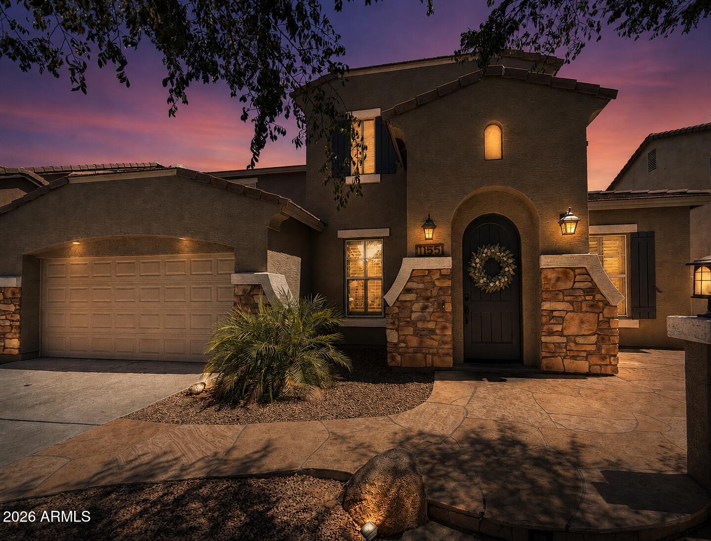 Beautifully refreshed and move-in ready, this exceptional Camelot home in Gilbert's highly sought-after Artemina community offers the perfect blend of timeless elegance, spacious living, and resort-style outdoor amenities. Freshly painted and thoughtfully updated, this impressive residence features 4 bedrooms, 2.5 bathrooms, and over 3,000 square feet of beautifully designed living space.

A grand two-story foyer with soaring ceilings creates a stunning first impression, leading into formal living and dining rooms that are perfect for entertaining. At the heart of the home, the spacious chef's kitchen features granite countertops, an oversized center island, abundant cabinetry, a gas cooktop, walk-in pantry, and a bright breakfast nook that flows seamlessly into the expansive family room The desirable main-level primary suite offers a private retreat with a beautifully updated ensuite bathroom featuring dual vanities, a soaking tub, separate walk-in shower, and an oversized custom walk-in closet. Upstairs, you'll find three additional bedrooms and a versatile loft that can easily serve as a home office, media room, playroom, fitness area, or library.

Step outside to your own private backyard oasis designed for year-round Arizona living. Enjoy a sparkling pool and spa, covered gazebo, built-in outdoor kitchen, mature landscaping, and multiple spaces to relax or entertain family and friends. Additional highlights include plantation shutters throughout, a charming flagstone front courtyard, and a new Trane HVAC system, offering both style and peace of mind.

Nestled on the picturesque tree-lined streets of Artemina, this home is ideally located just minutes from Downtown Gilbert, SanTan Village, top-rated Gilbert schools, parks, shopping, dining, and convenient freeway access. Combining thoughtful updates, generous living spaces, and an unbeatable location, this beautifully refreshed home is a rare opportunity in one of Gilbert's most desirable neighborhoods.