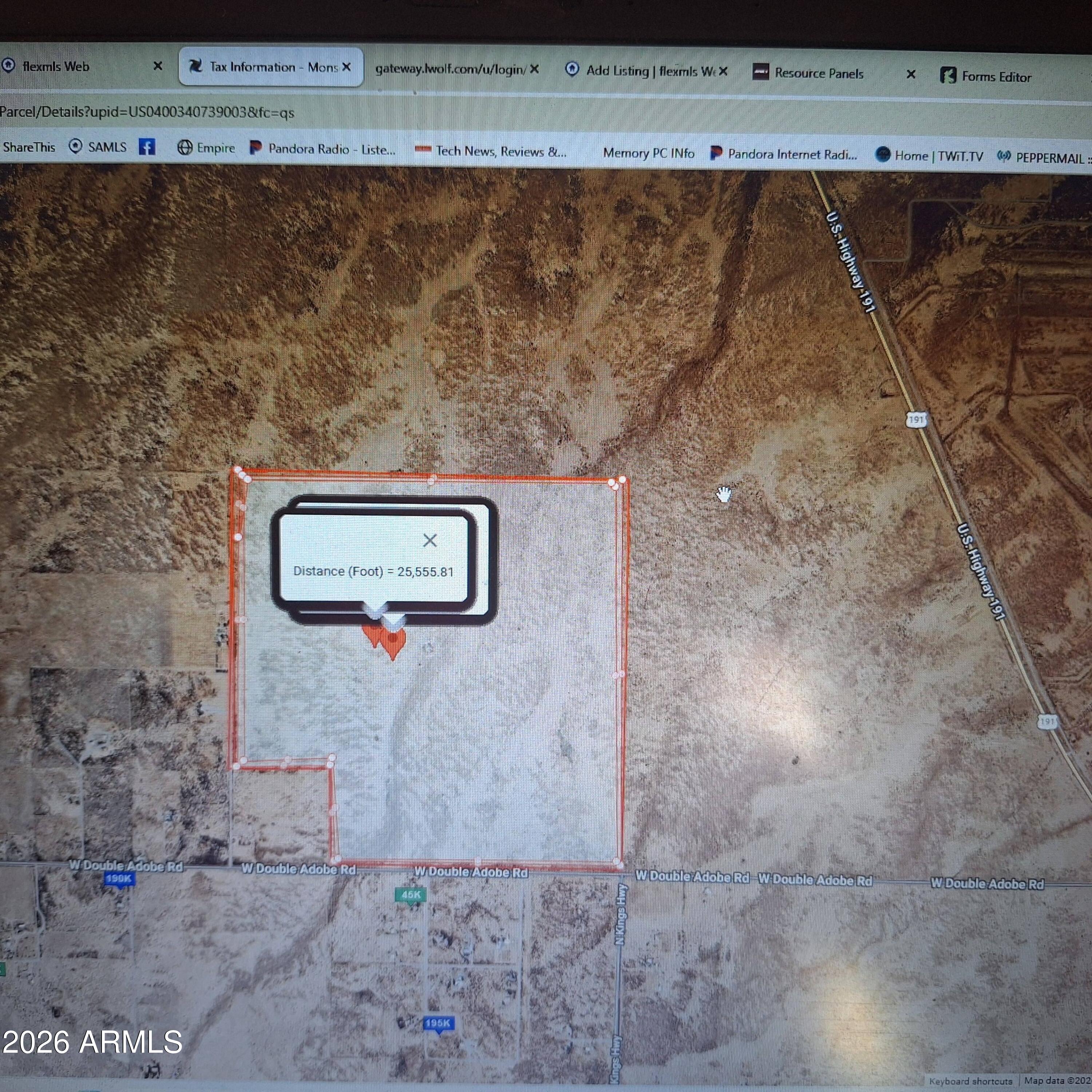 RURAL - Double Adobe/McNeal/Douglas - Land