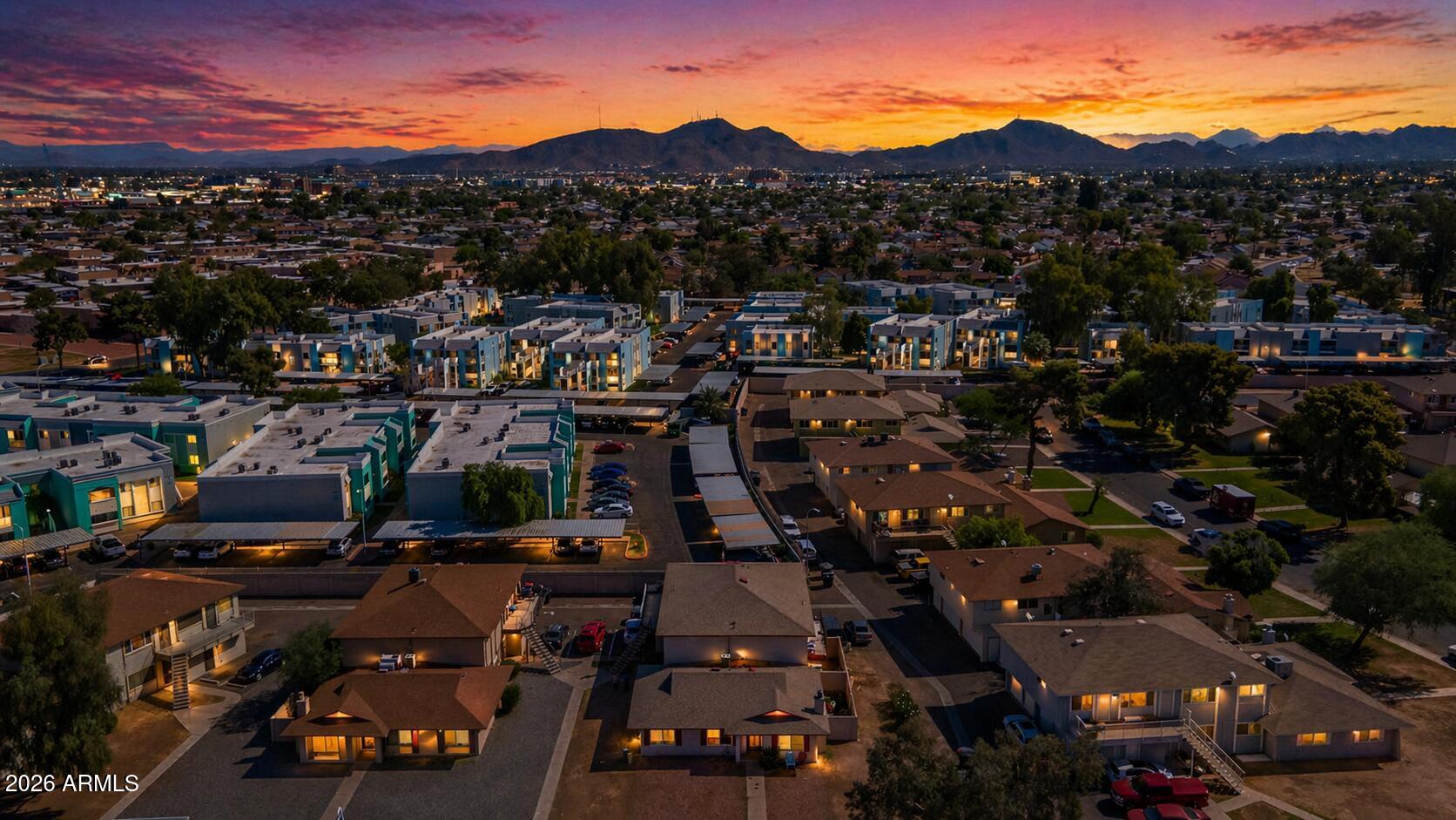 high-performing fourplex--arguably the best cash-flowing asset currently available in the Phoenix metro. Fully leased and producing over $6,500/month in gross income with immediate upside through RUBs and rental increases. Strong unit mix: (1) 3BD/2BA + (3) 2BD/1BA, appealing to long-term tenants and driving consistent demand. Each unit offers a garden-style layout with private garage parking--an uncommon feature that sets this property apart. Well-maintained with minimal near-term capex, delivering stable, predictable income from day one. Perfect for investors seeking a clean, income-producing asset with both strong yield and long-term upside. Opportunities like this are rare--act quickly.