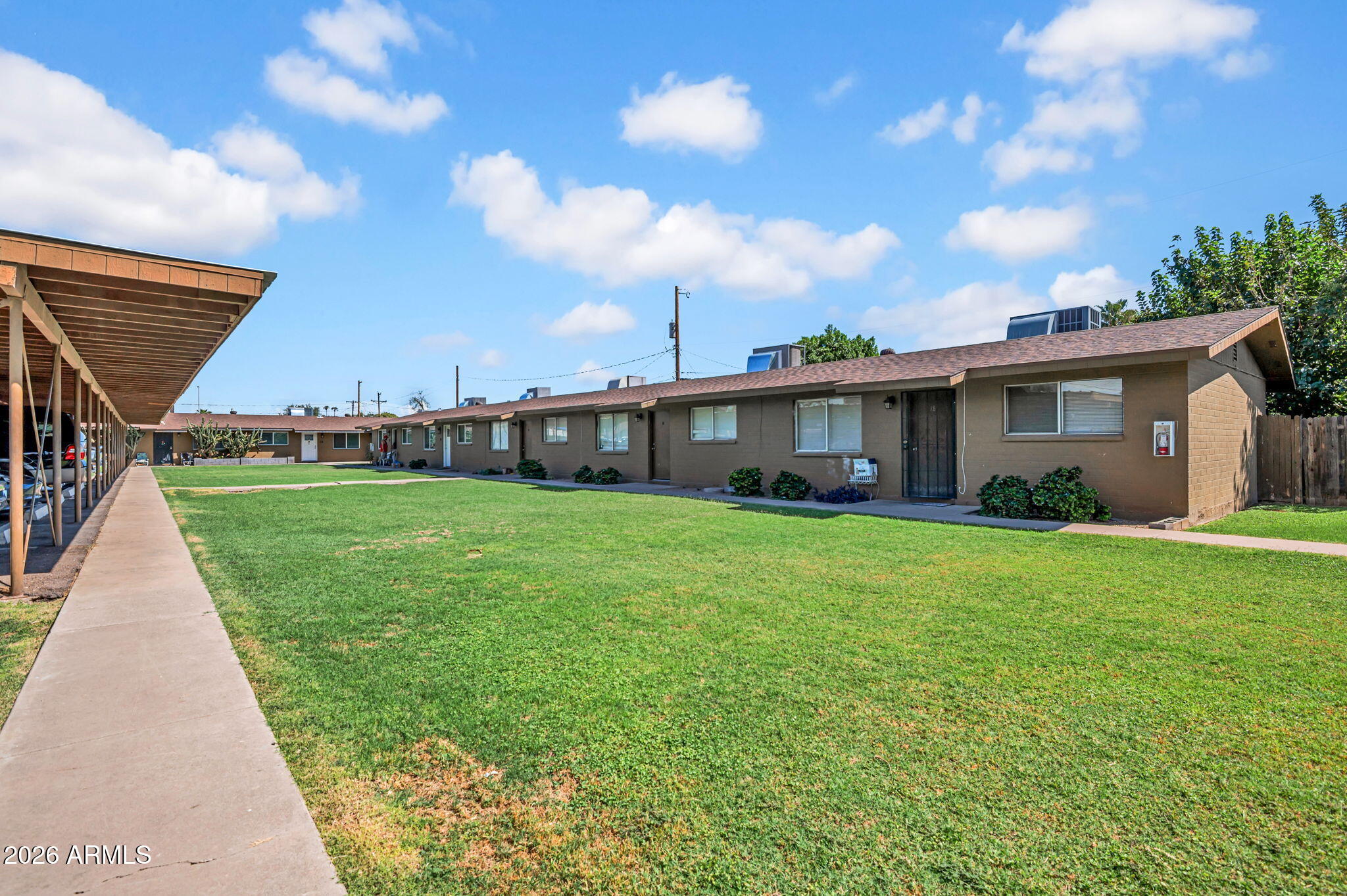 The Riggs Circle Apartments consists of 25 units, all 2bed/1bath with private yards and washer/dryer in unit. The garden style property has covered parking and an on site pool for tenant amenities. 16 of the 25 units have now been renovated and the property is fully occupied.