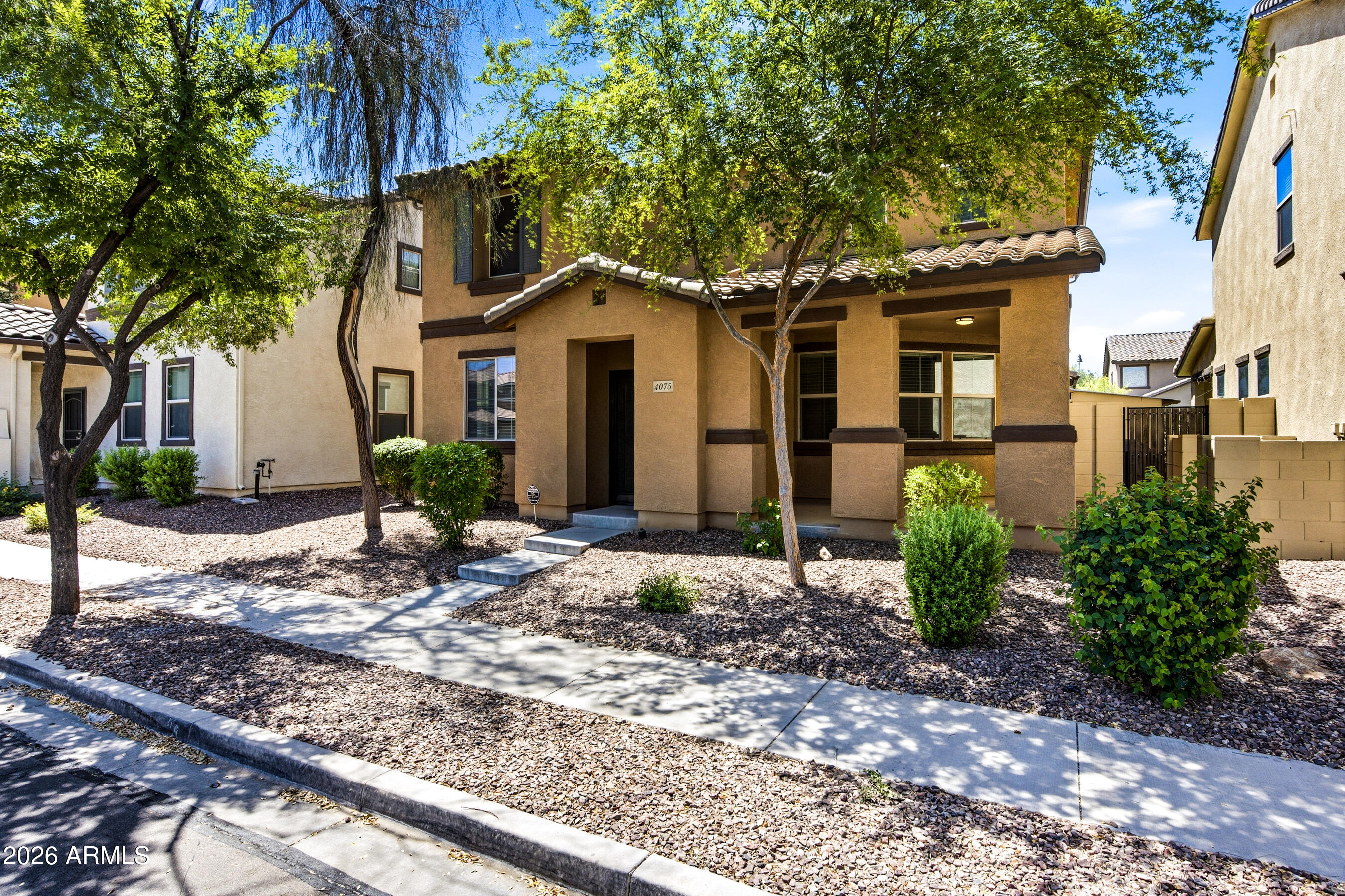 Move-in ready in the heart of Gilbert's most connected corridor, this 3-bed plus office, 2.5-bath home in Copper Ranch has been refreshed with a new AC unit (2025), modern flooring, updated plumbing fixtures, contemporary bathroom vanities, and a renovated kitchen with new sink and refreshed cabinets. Open layout flows out to an extended paver patio - a genuinely usable outdoor space. Full driveway, generous storage throughout with large closets, and a garage setup that actually works including powered storage areas. Community pool, playgrounds, and well-kept common areas included. The location is the real story - walkable and bikeable to some of Gilbert's best dining along the Power and Ray corridor, with quick freeway access to explore everything the East Valley has to offer.